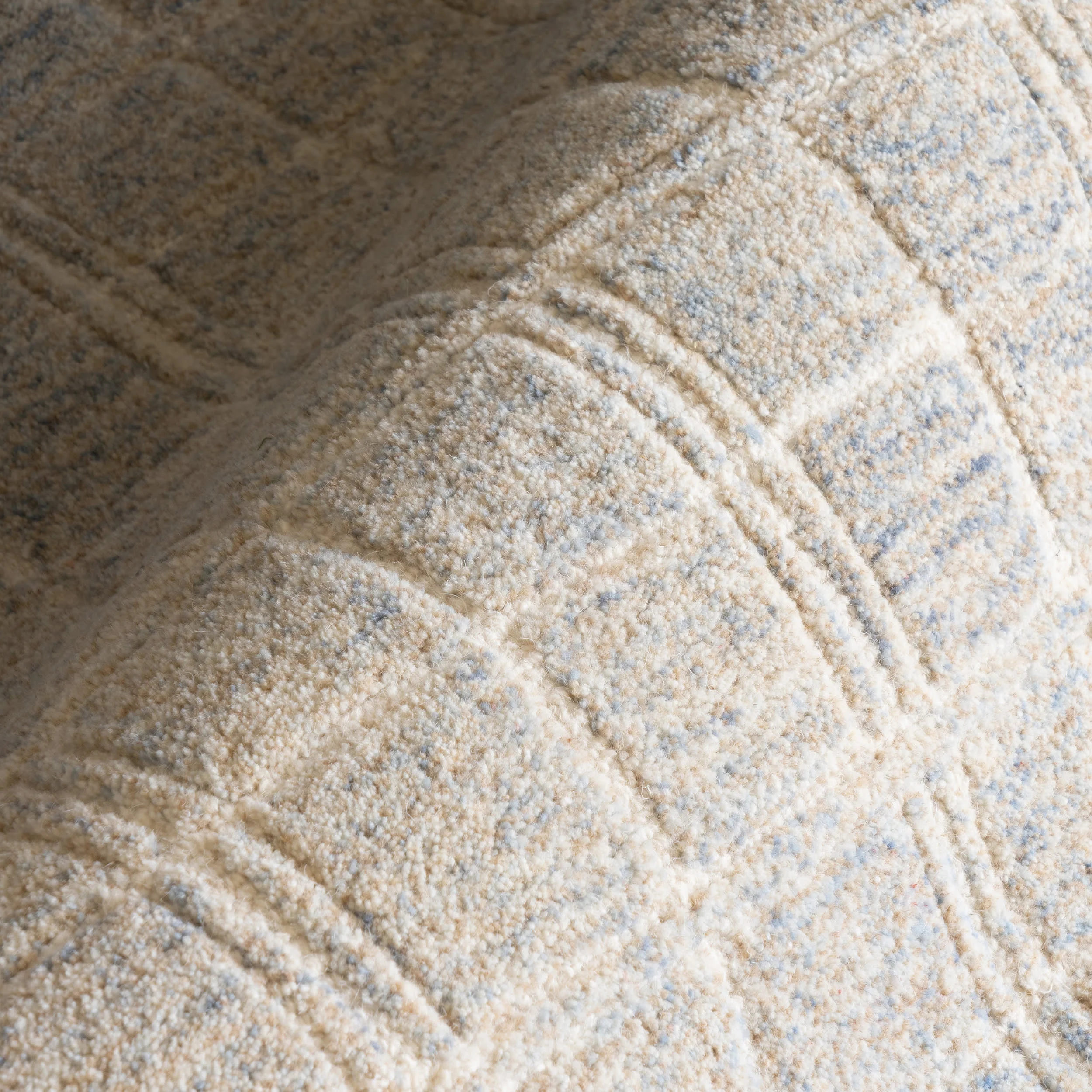 Jianna Checkered Rug | Blue Grey - Image 3