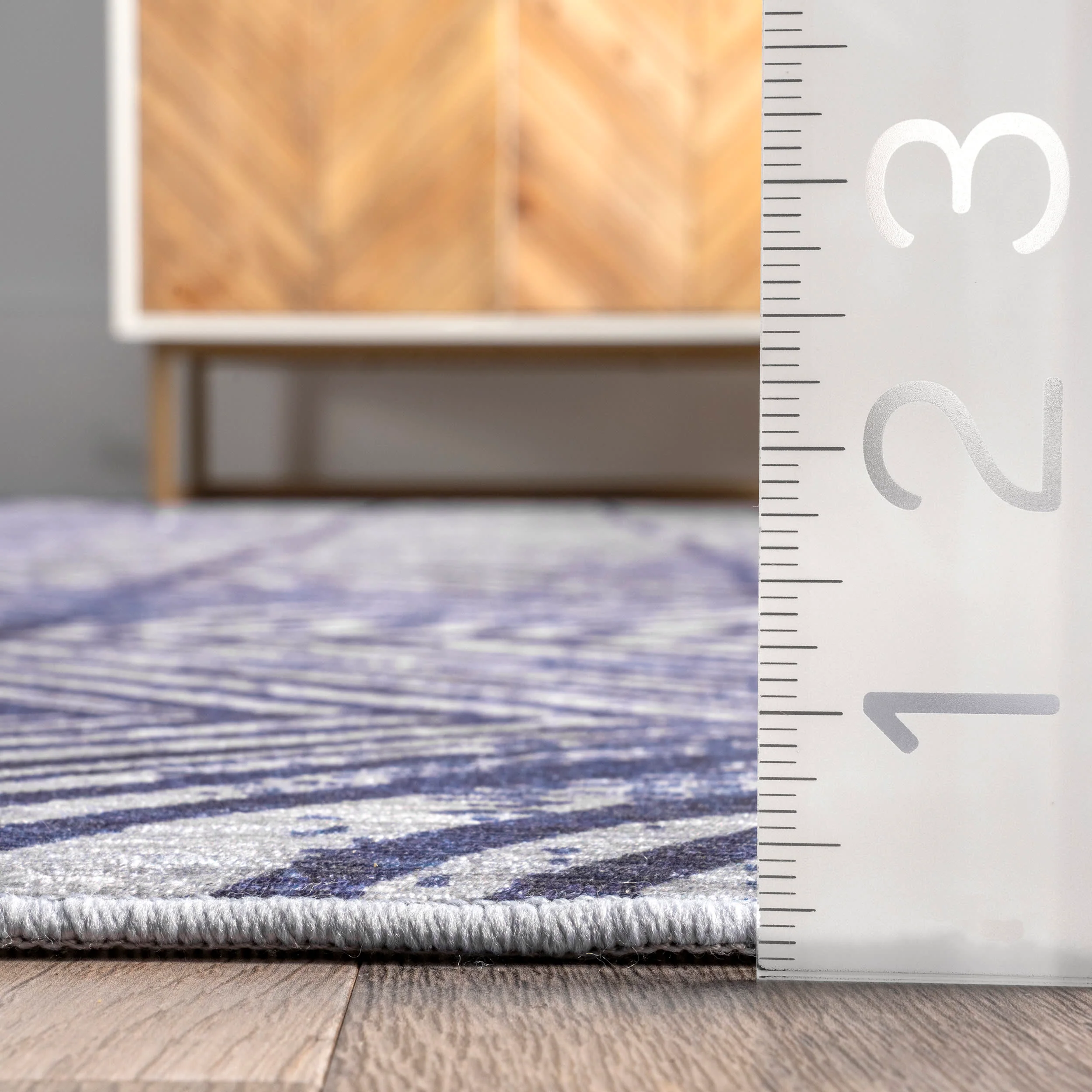 Johanna Tiled Washable Indoor/Outdoor Rug | Blue - Image 5