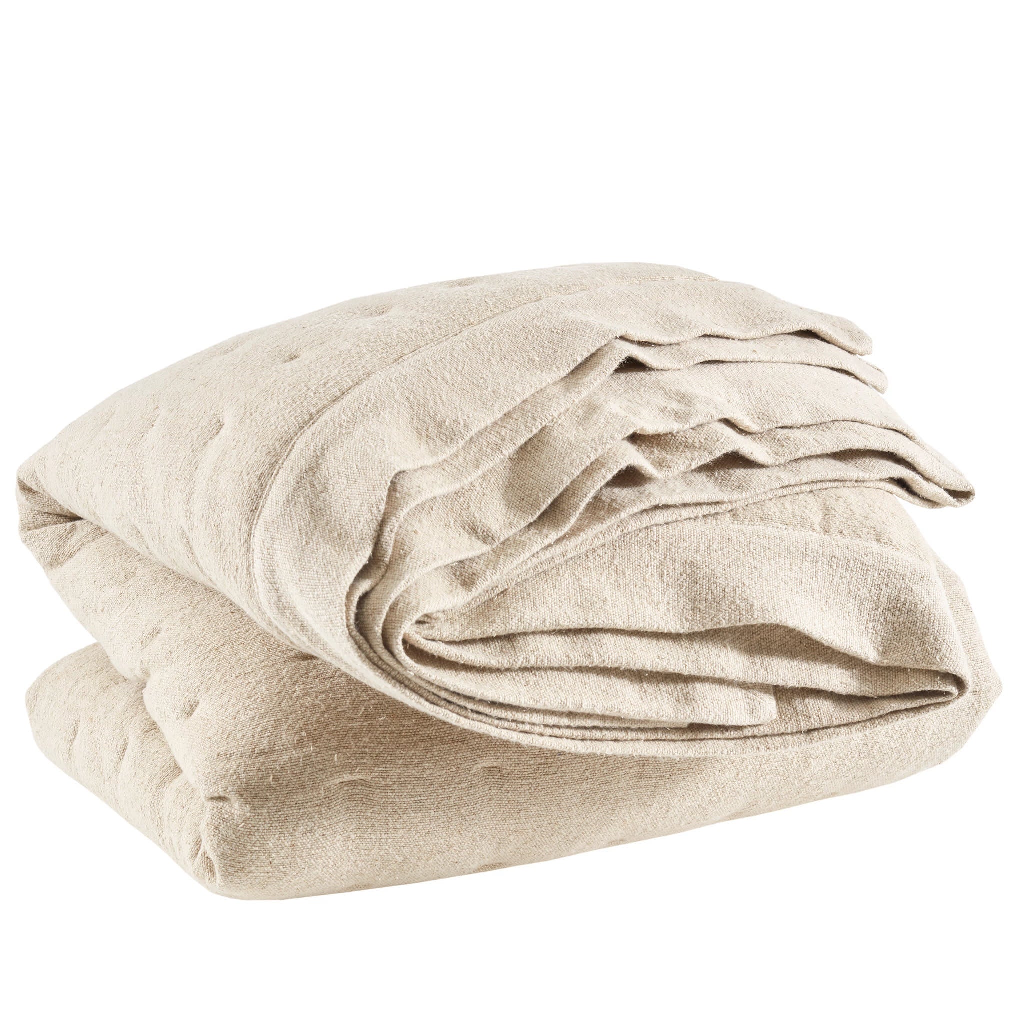 Jonah Linen Quilt | Natural - Image 3