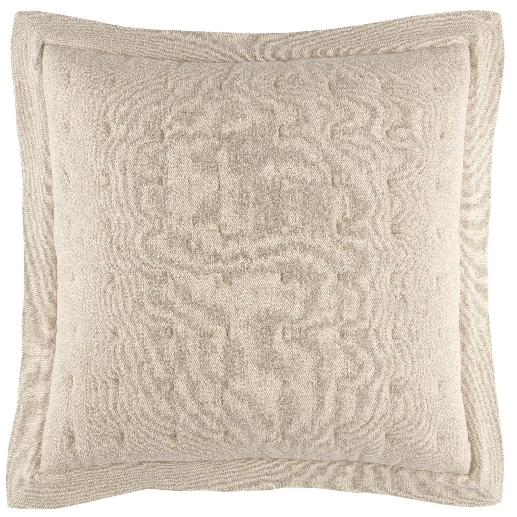 Jonah Linen Quilted Sham | Natural