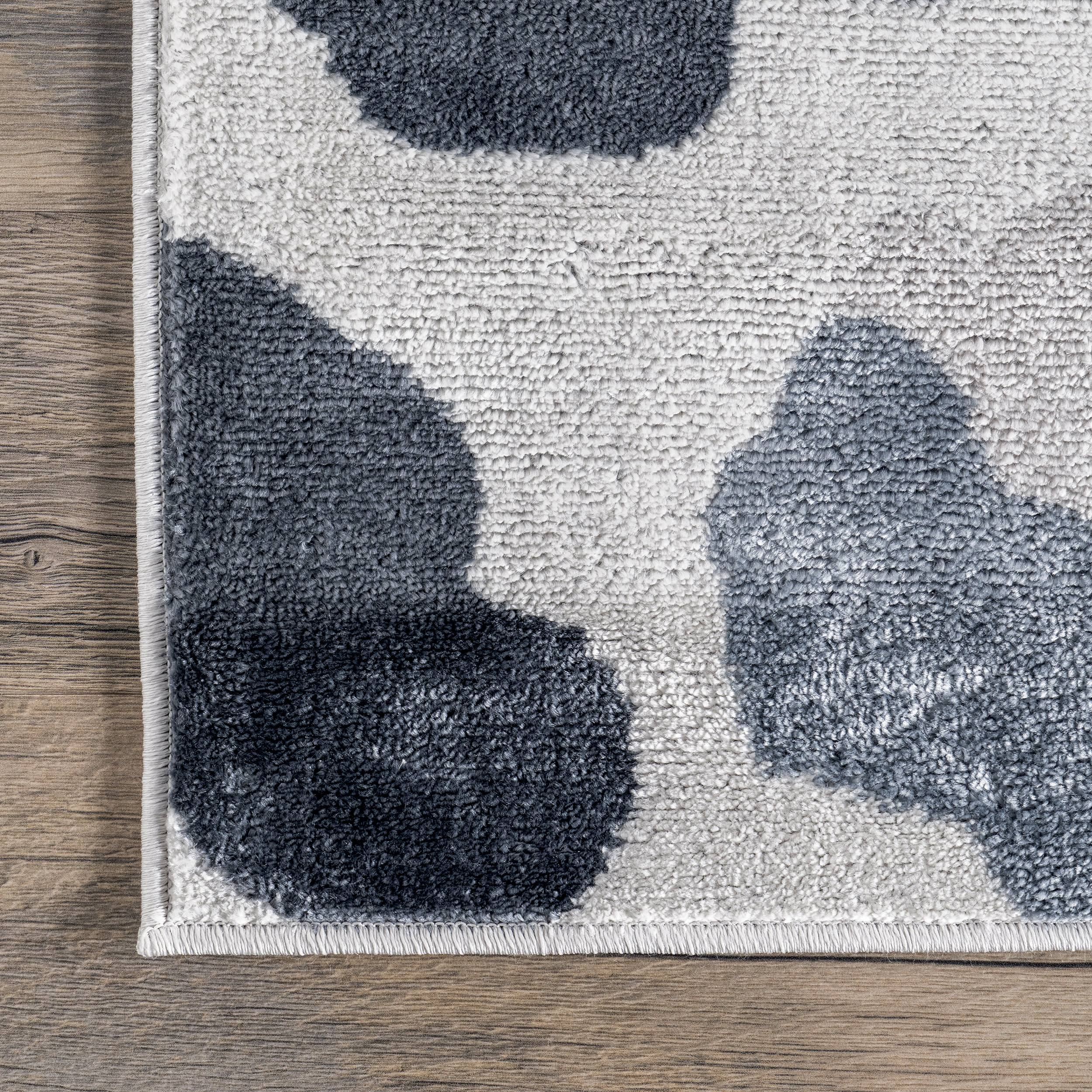 Josie Abstract Skyscape Rug | Light Grey - Image 3