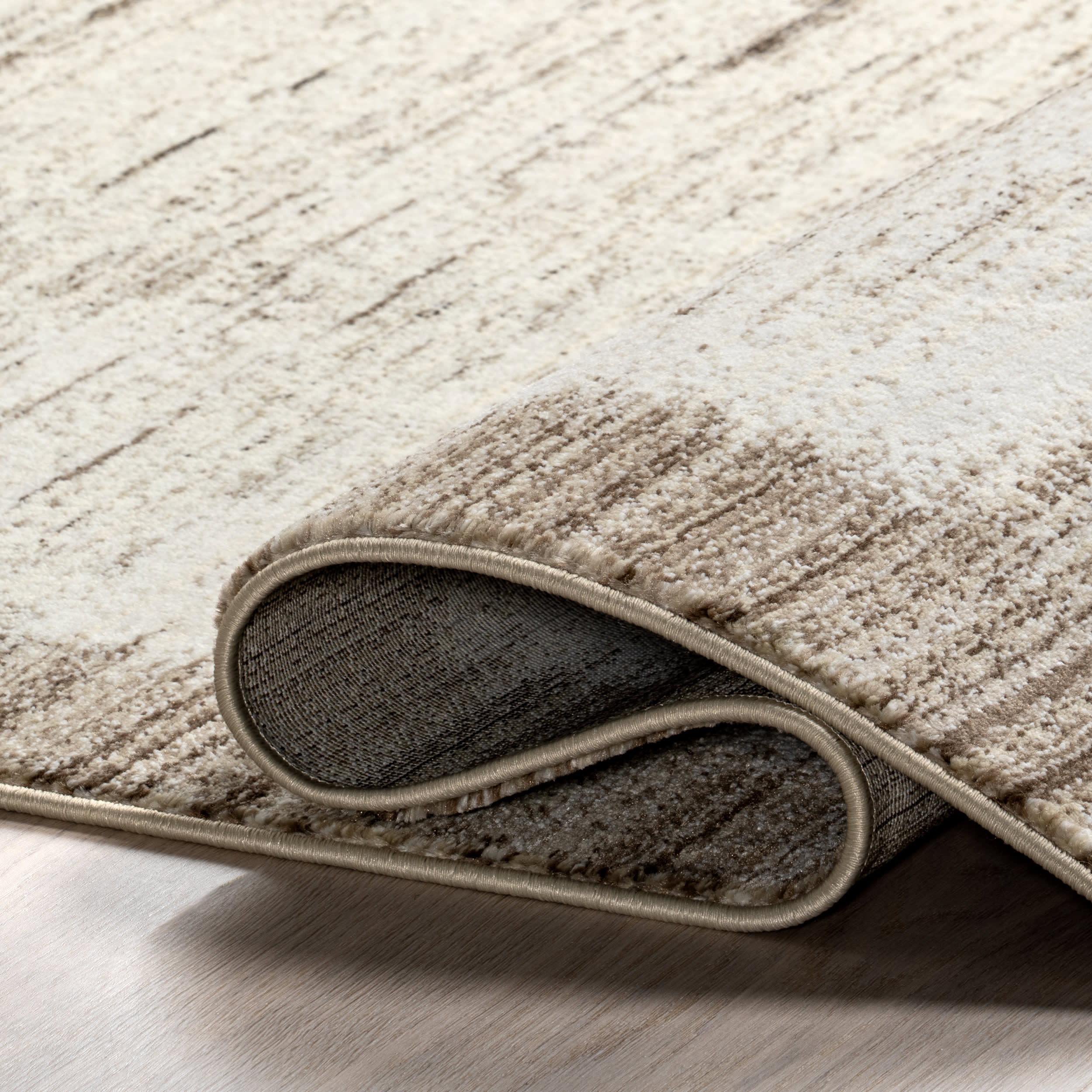 Journey Rustic Bordered Rug | Beige - Image 8