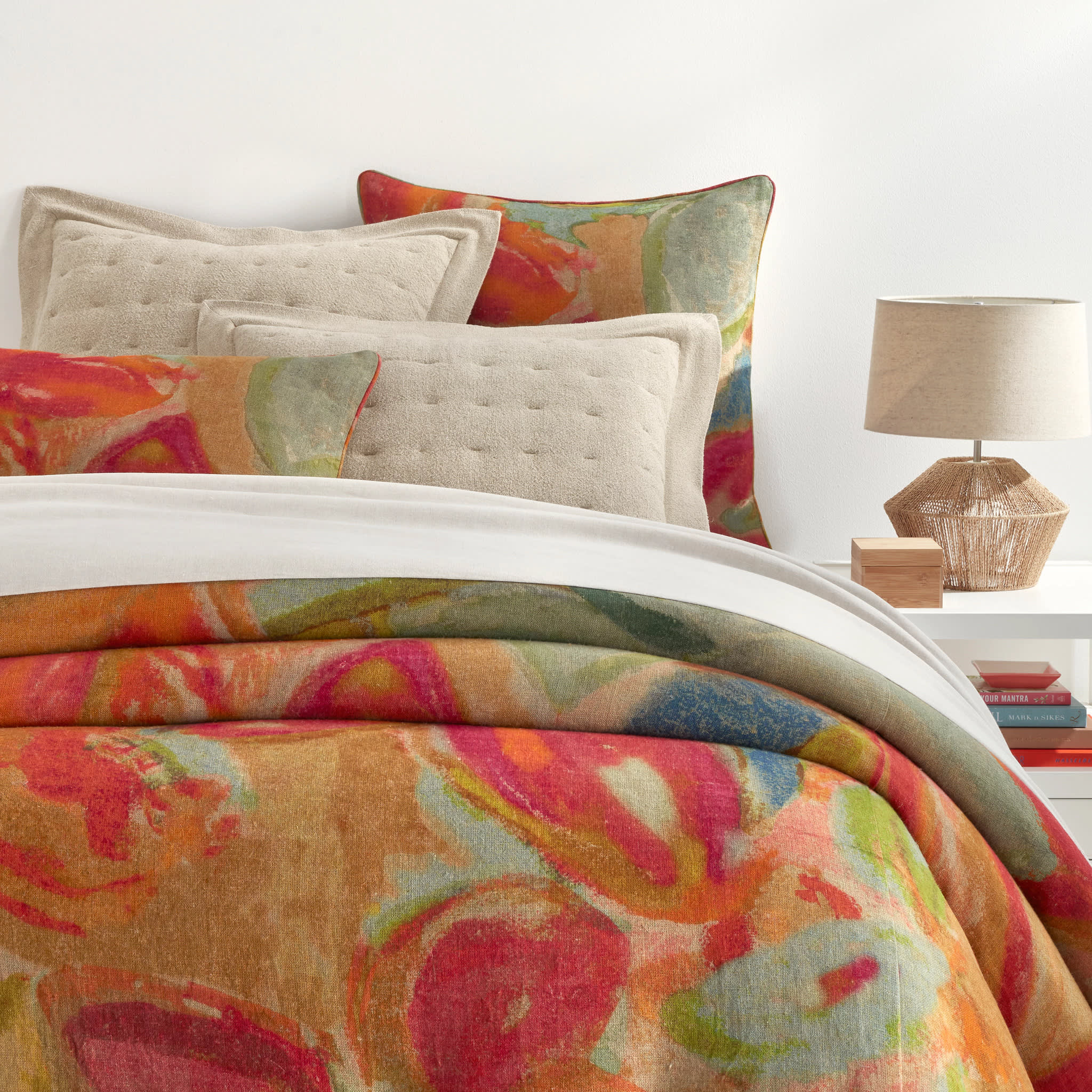 Joy Linen Duvet Cover | Multi
