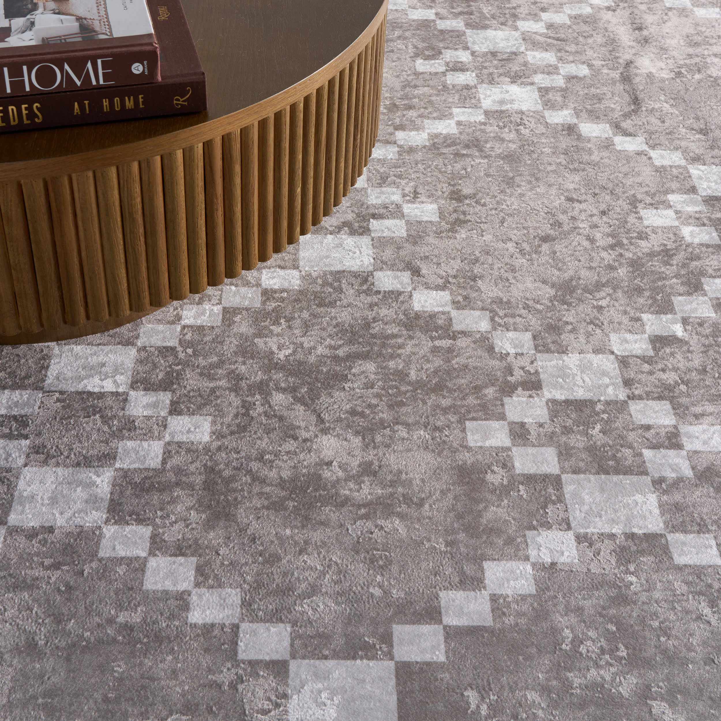 Juni Southwestern Geometric Washable Rug | Taupe - Image 5