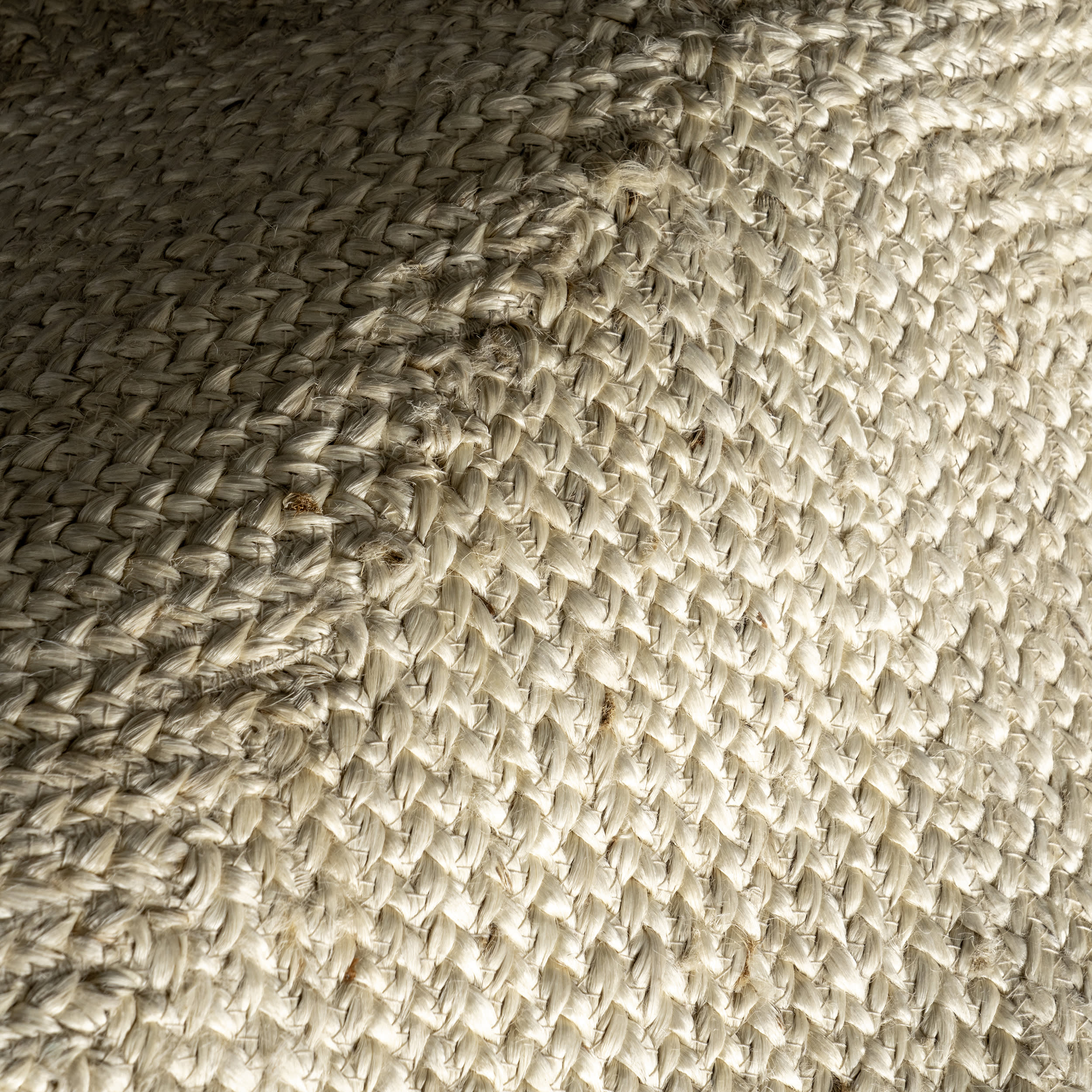 Juniper Jute Tiled Rug | Ivory - Image 3