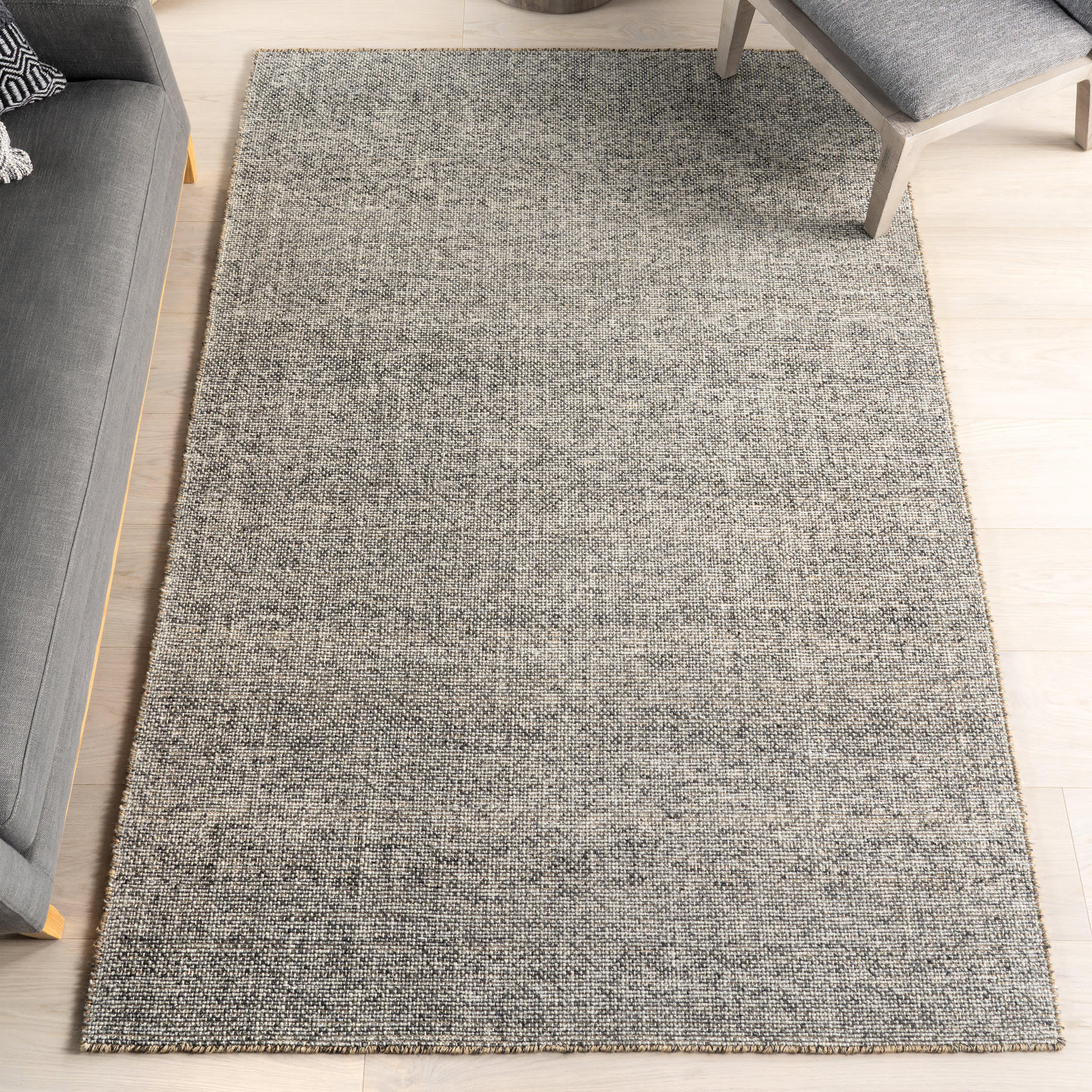 Juno Solid Rug | Charcoal - Image 2