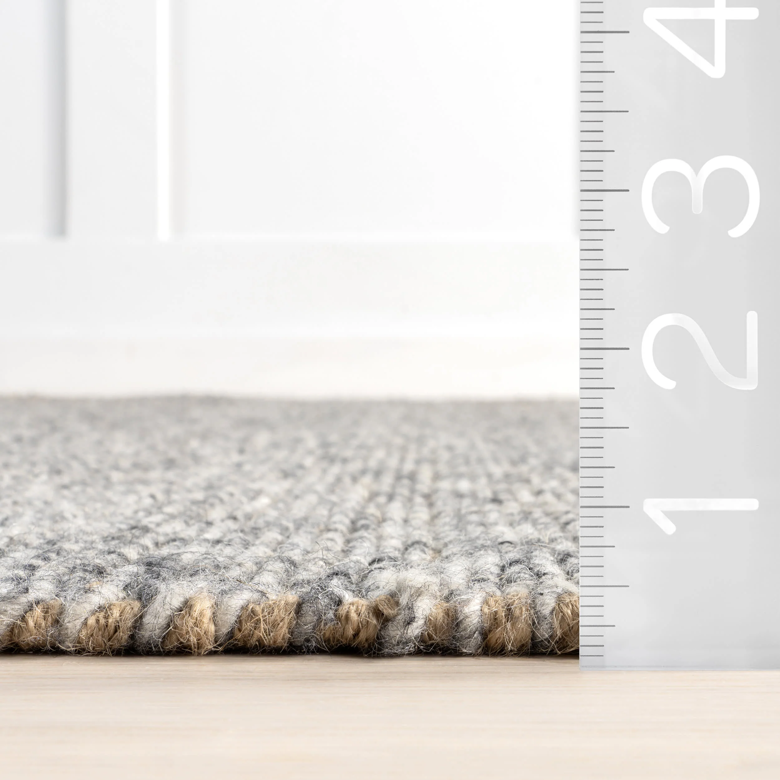 Juno Solid Rug | Charcoal - Image 6