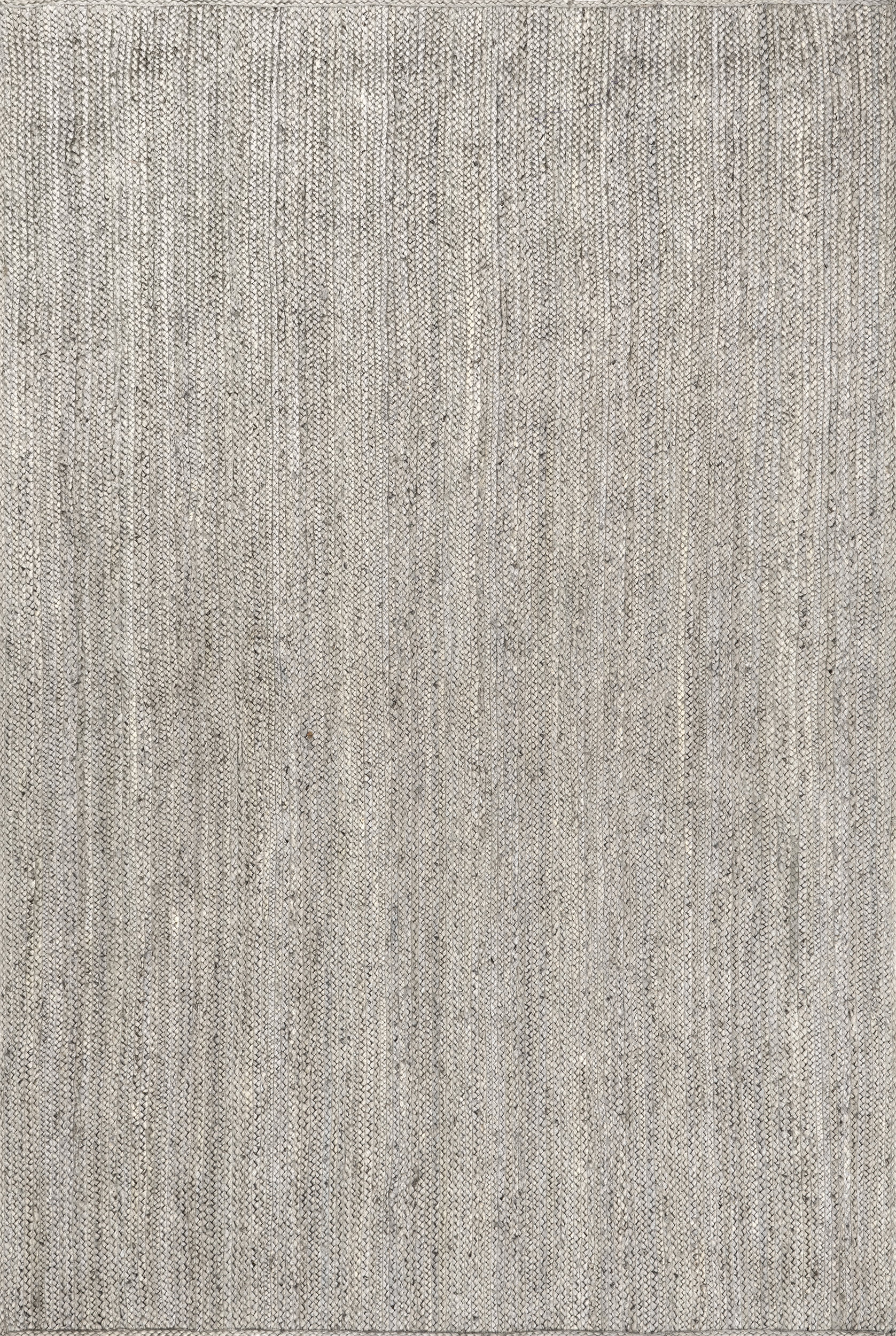 Jute Braided Rug | Grey
