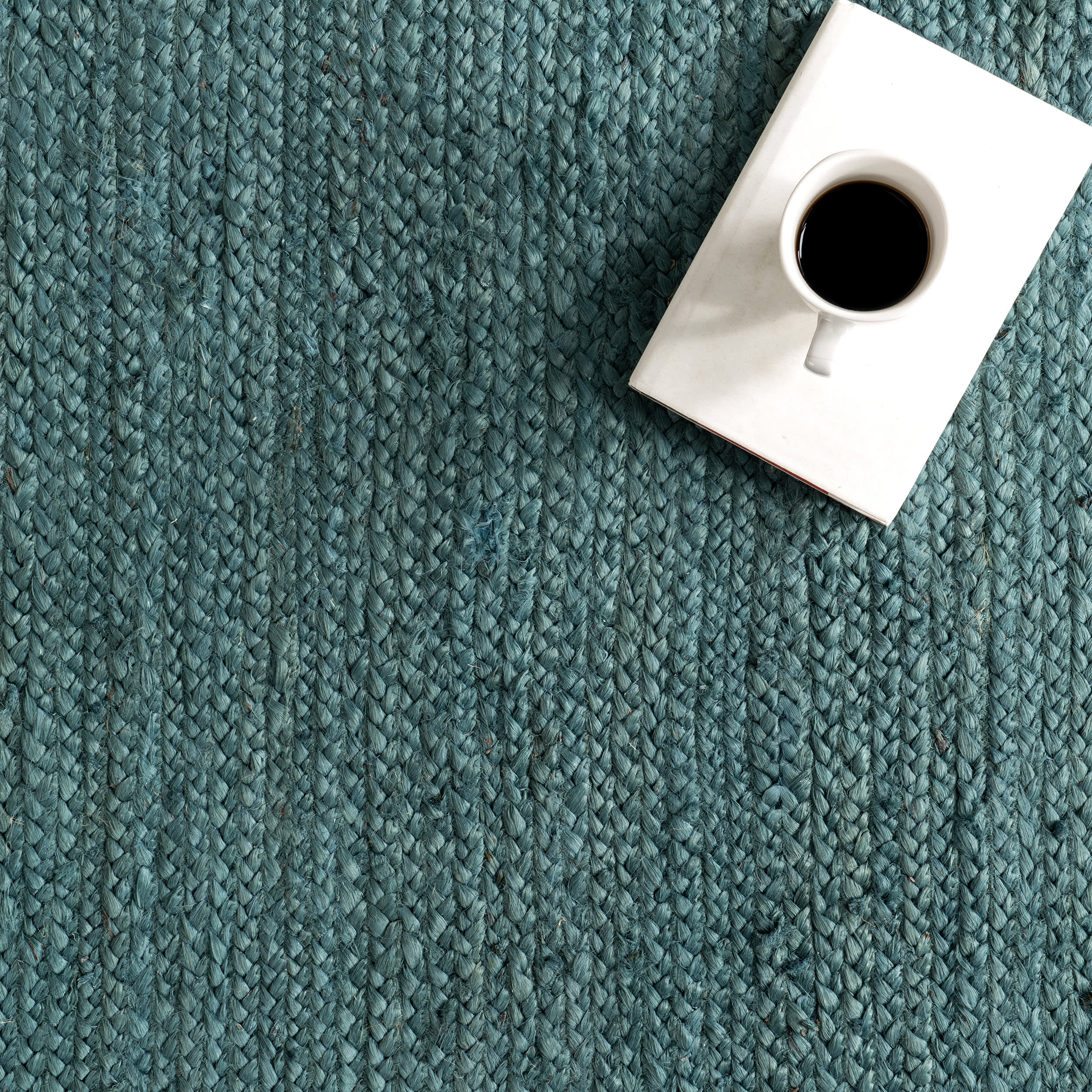 Jute Braided Rug | Hunter Green - Image 8