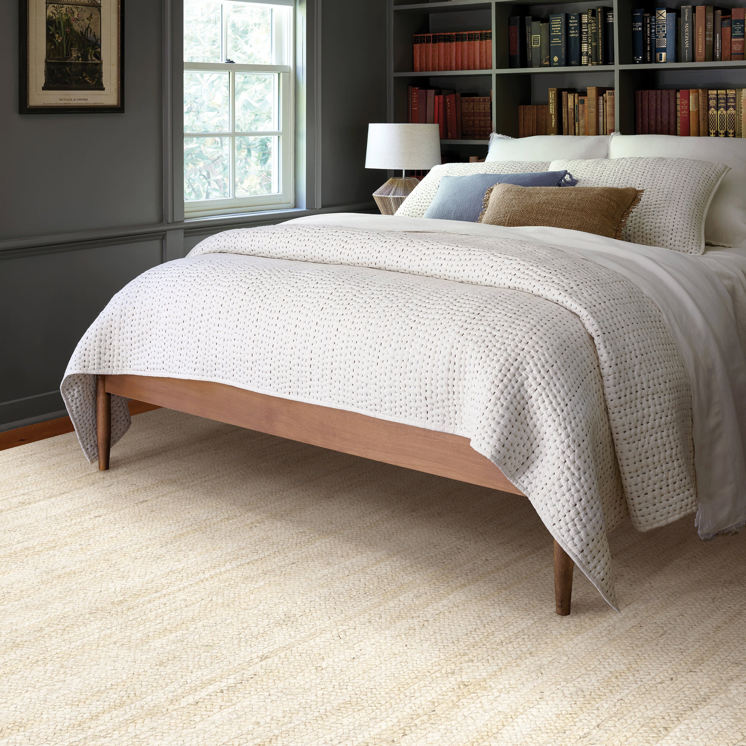 Jute Braided Rug | Off White - Image 9