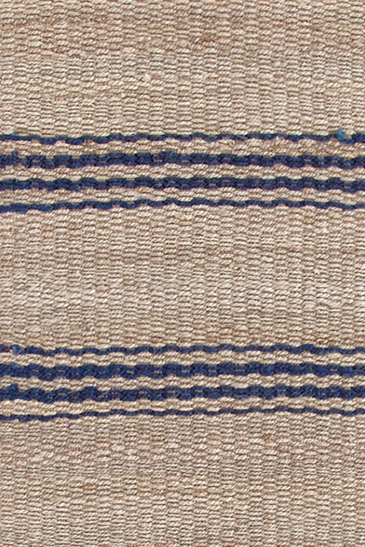 Jute Ticking Handwoven Rug | Indigo - Image 3