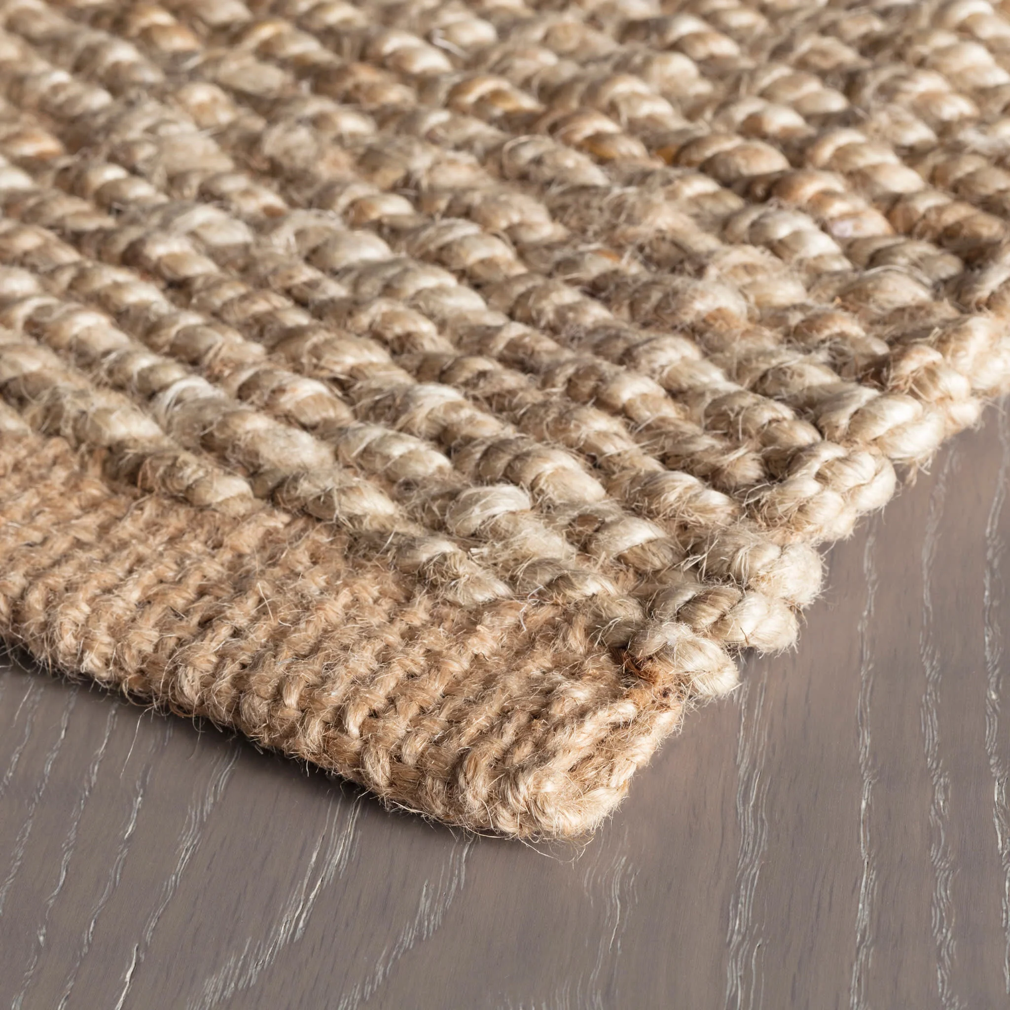 Jute Ticking Handwoven Rug | Indigo - Image 5