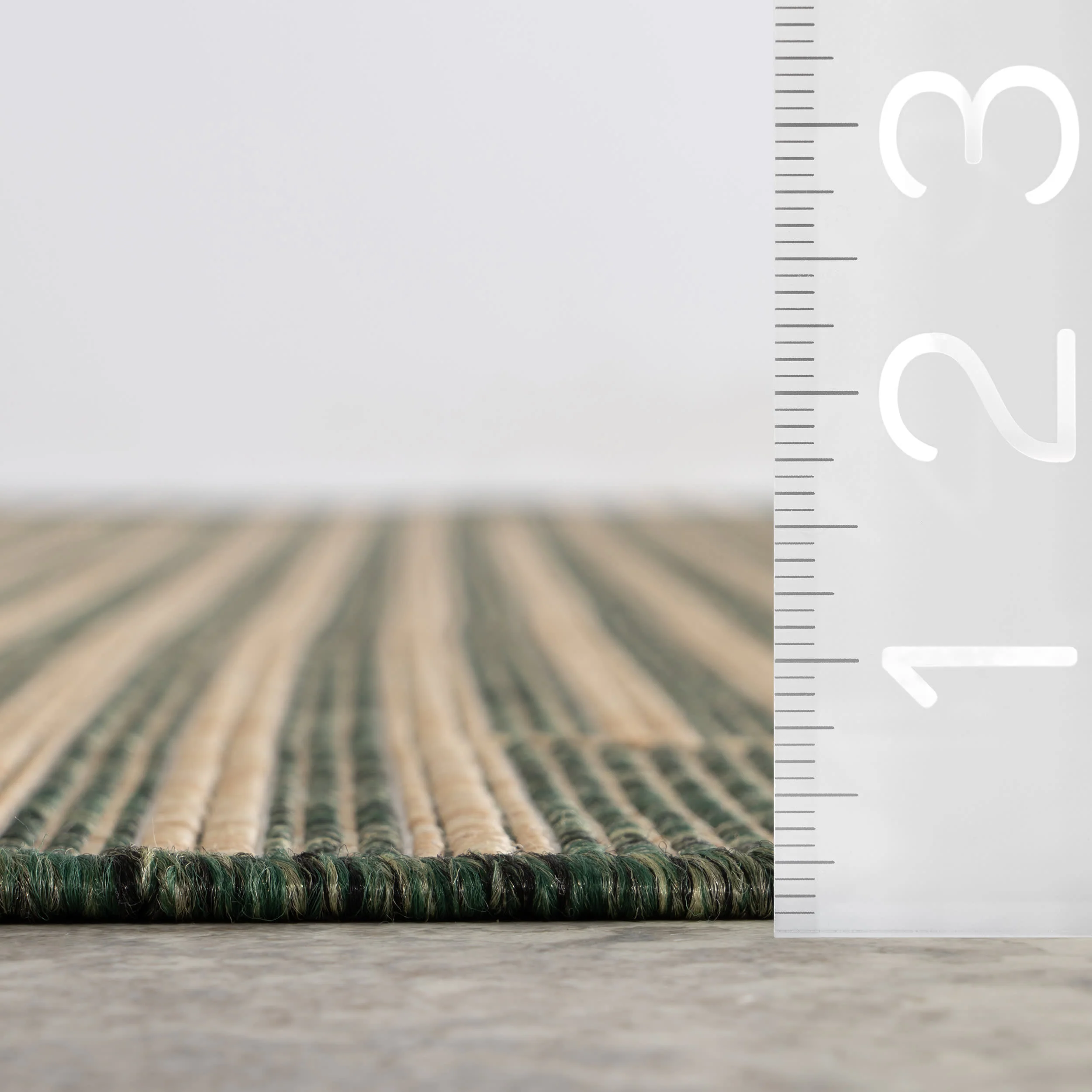 Kaelis Striped Indoor/Outdoor Rug | Green - Image 5