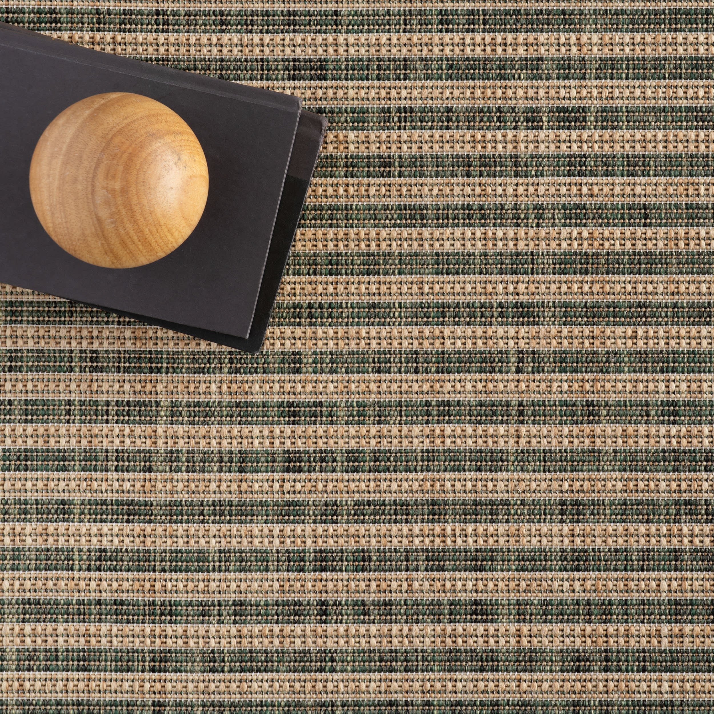 Kaelis Striped Indoor/Outdoor Rug | Green - Image 7