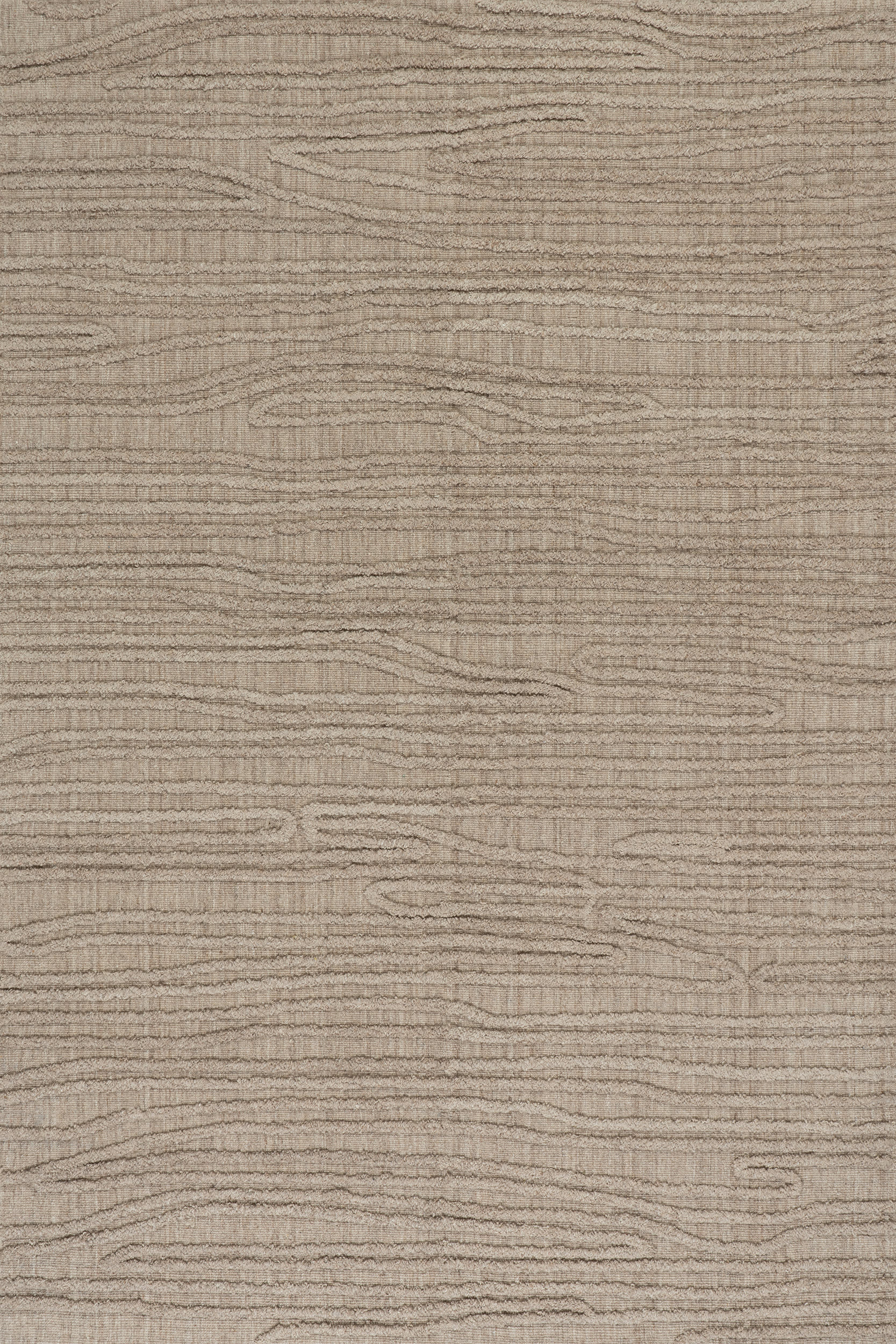 Kahina Abstract Bohemian Hand Tufted Wool Rug | Beige