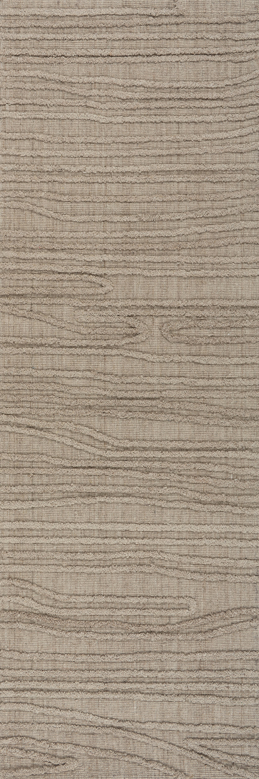 Kahina Abstract Bohemian Hand Tufted Wool Rug | Beige