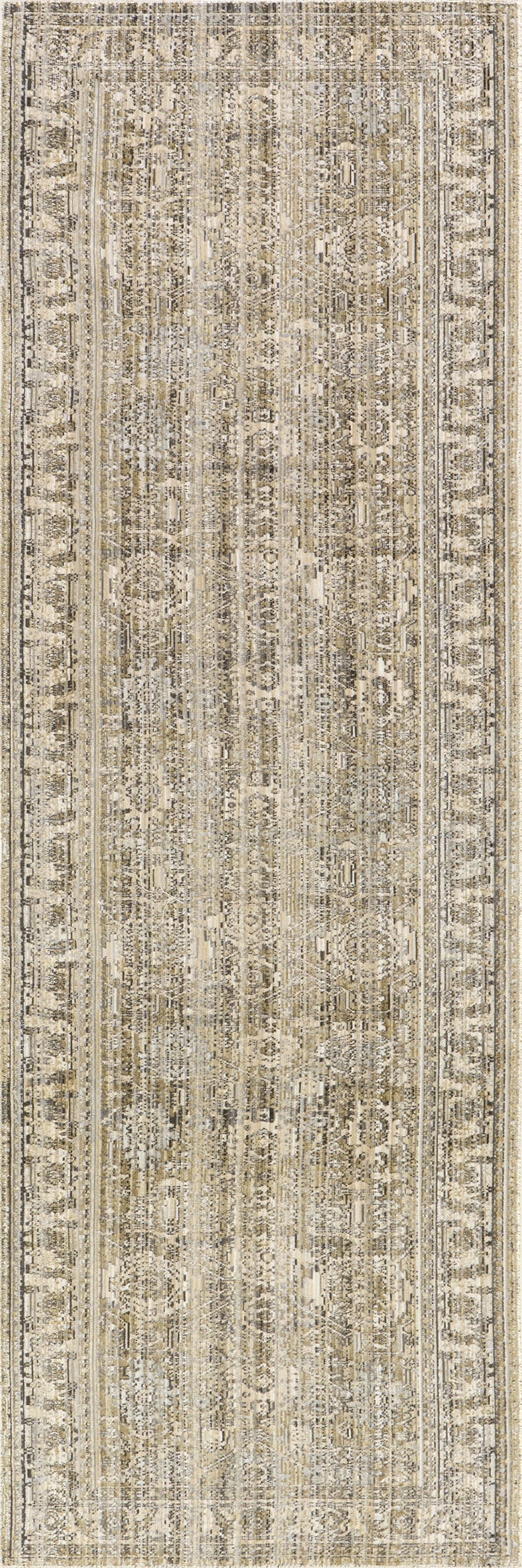 Bryony Medallion Indoor/Outdoor Area Rug | Light Grey