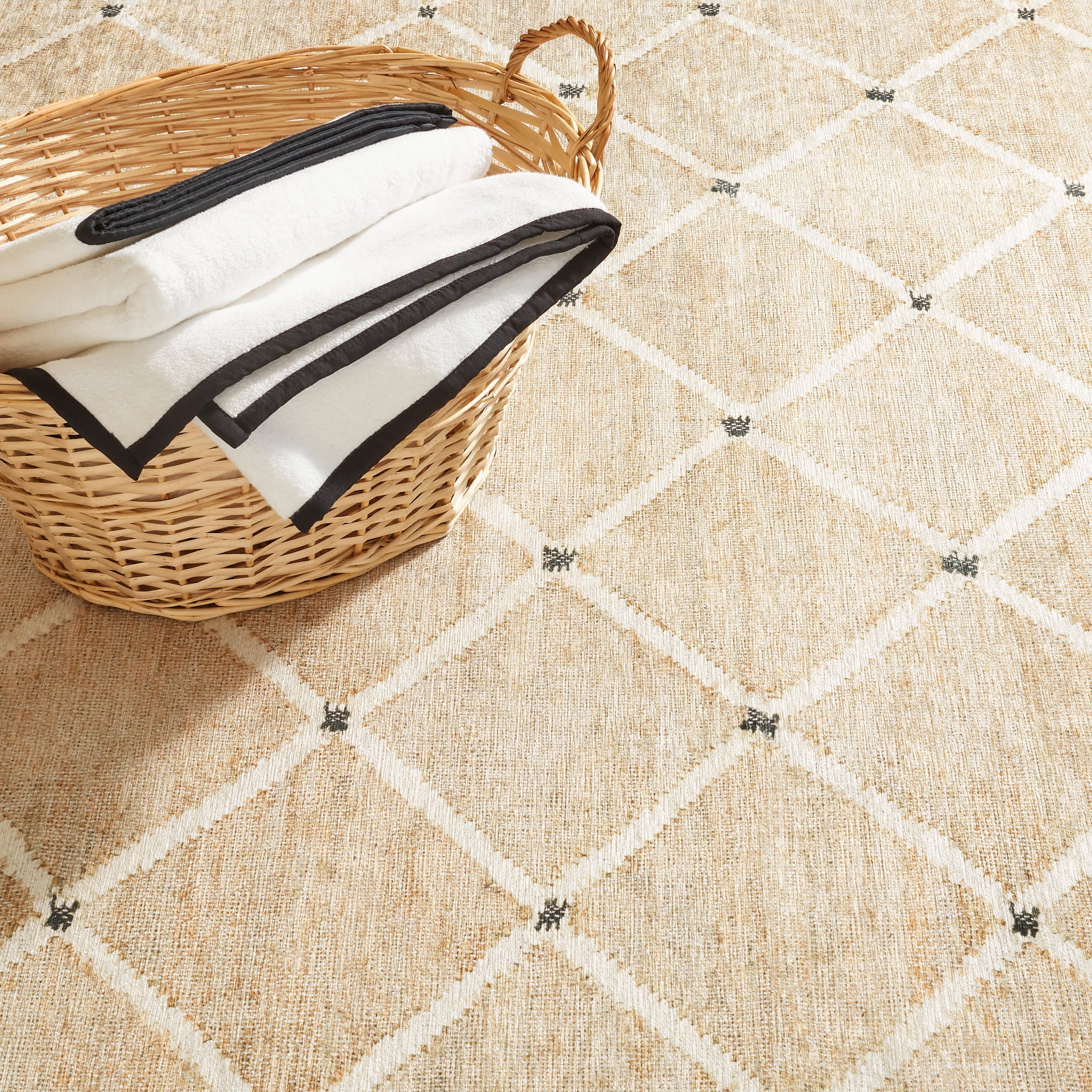 Kali Machine Washable Rug | Natural - Image 3