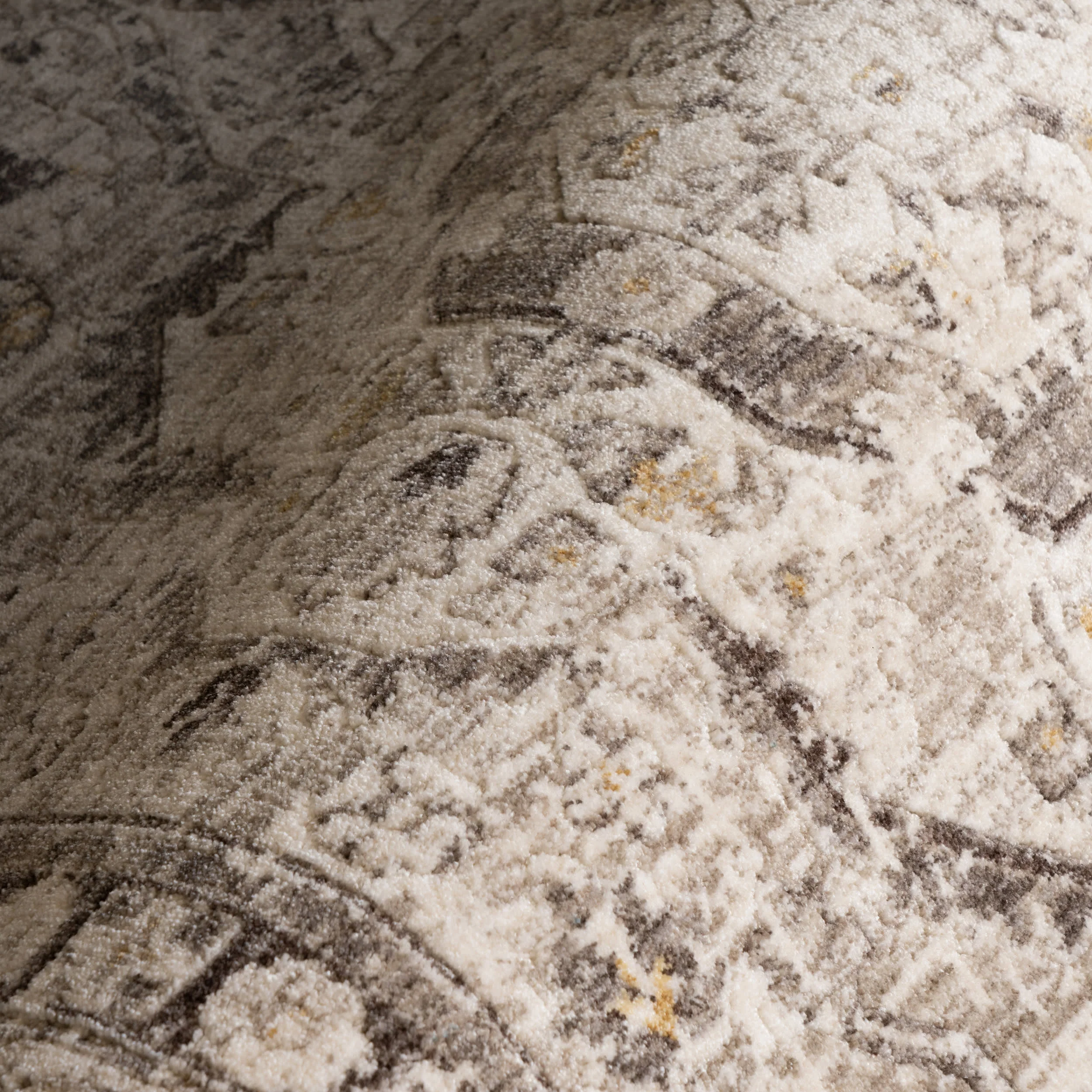Kamryn Medallion Rug | Light Grey - Image 3