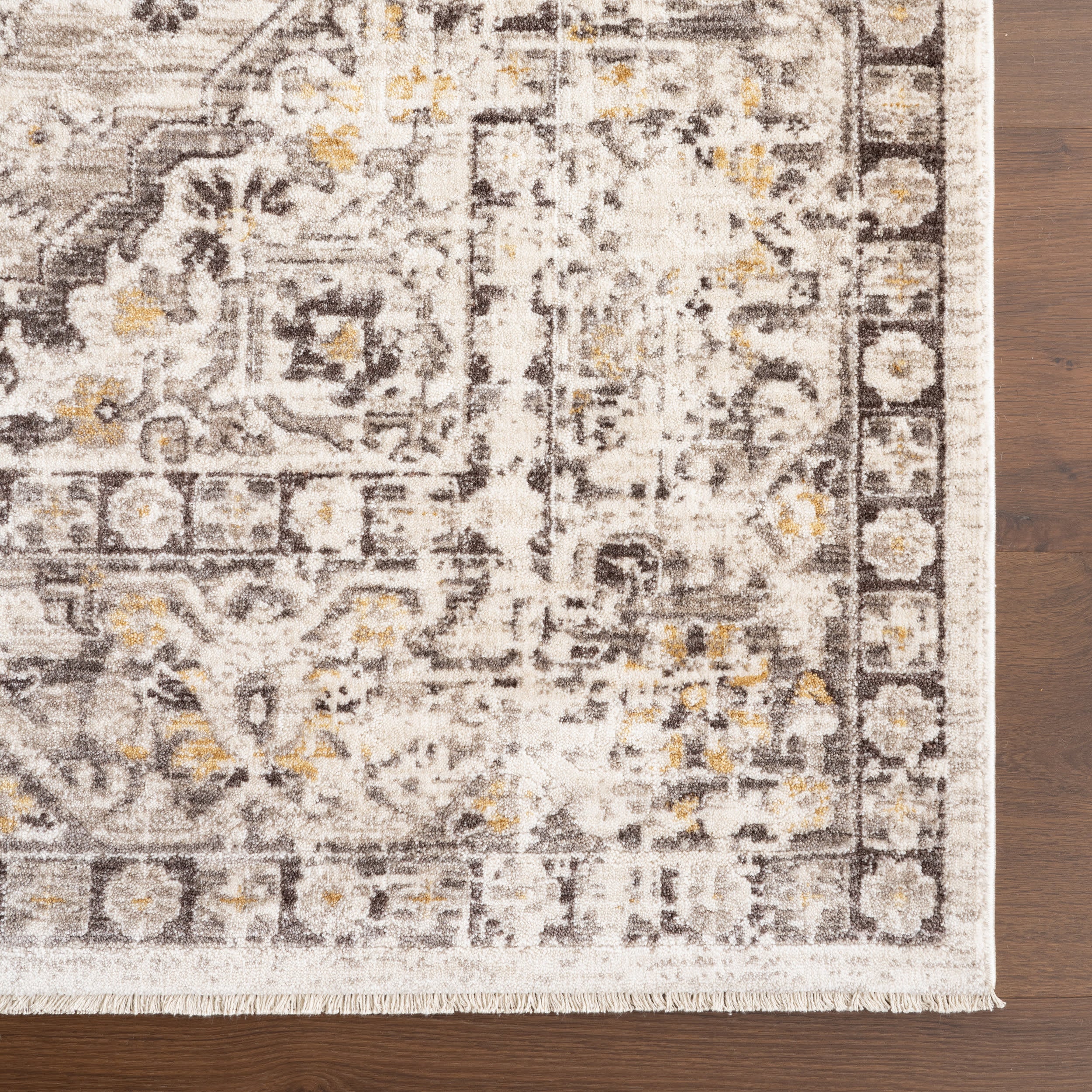 Kamryn Medallion Rug | Light Grey - Image 4