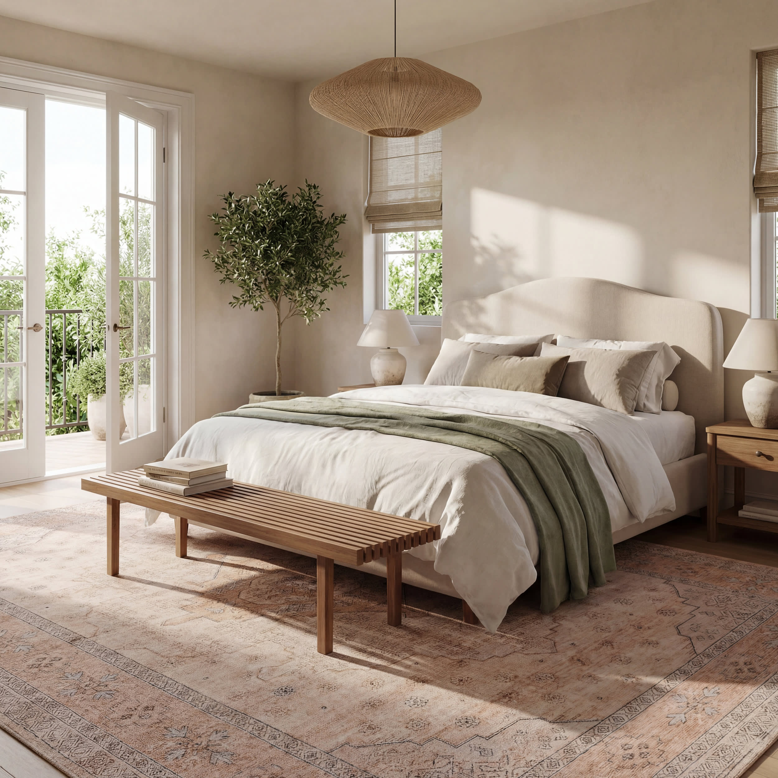 Kanna Oriental and Persian Washable Rug | Peach - Image 10