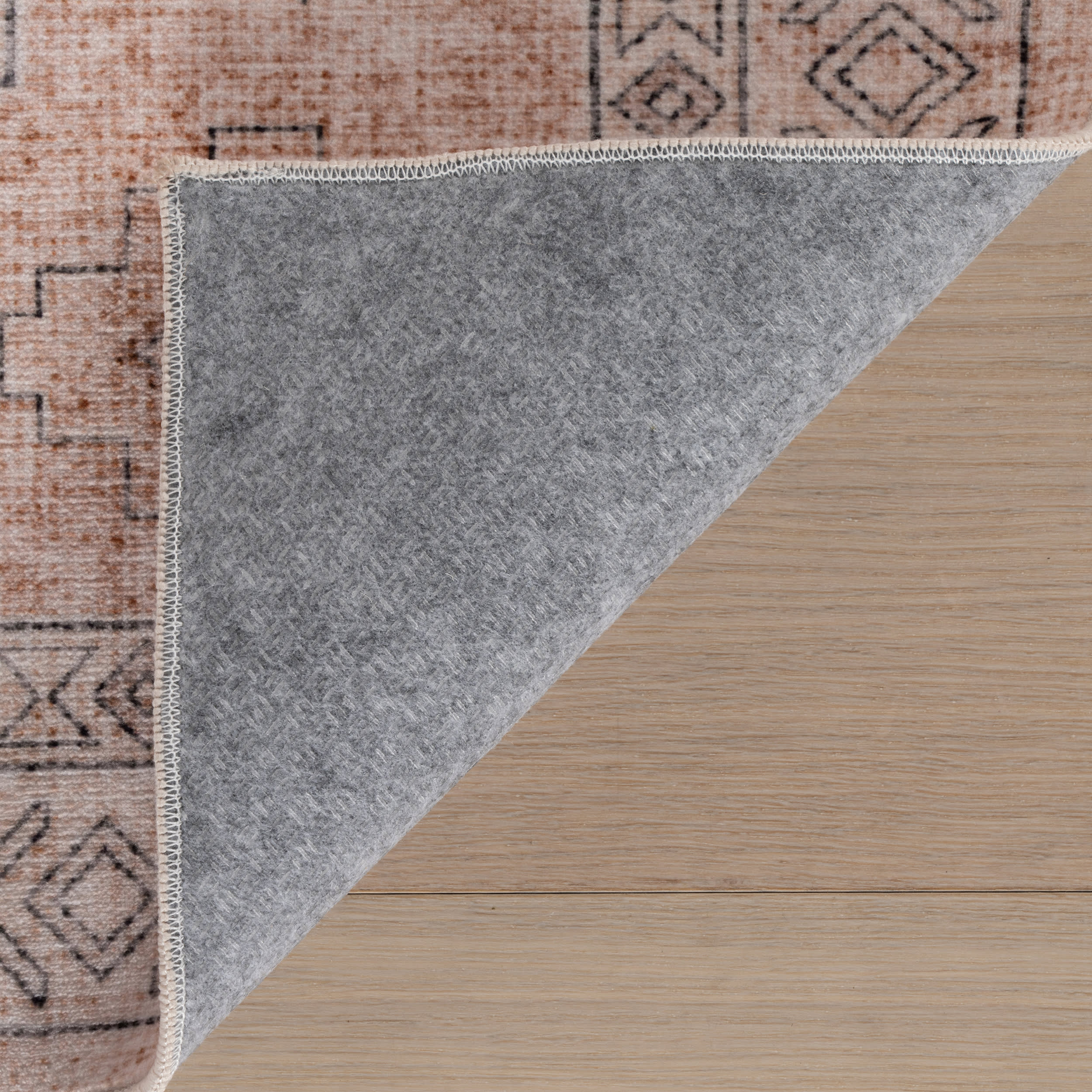 Kanna Oriental and Persian Washable Rug | Peach - Image 8