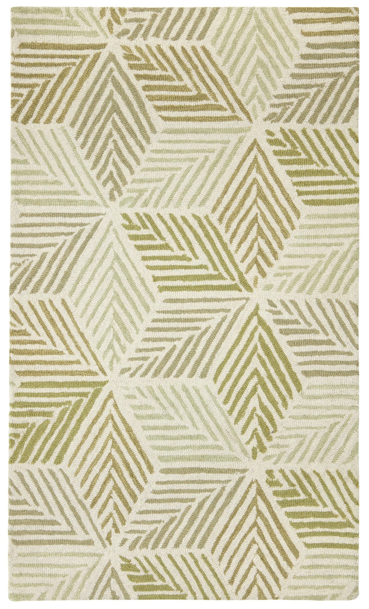 Karari Hand Hooked Wool Rug | Moss