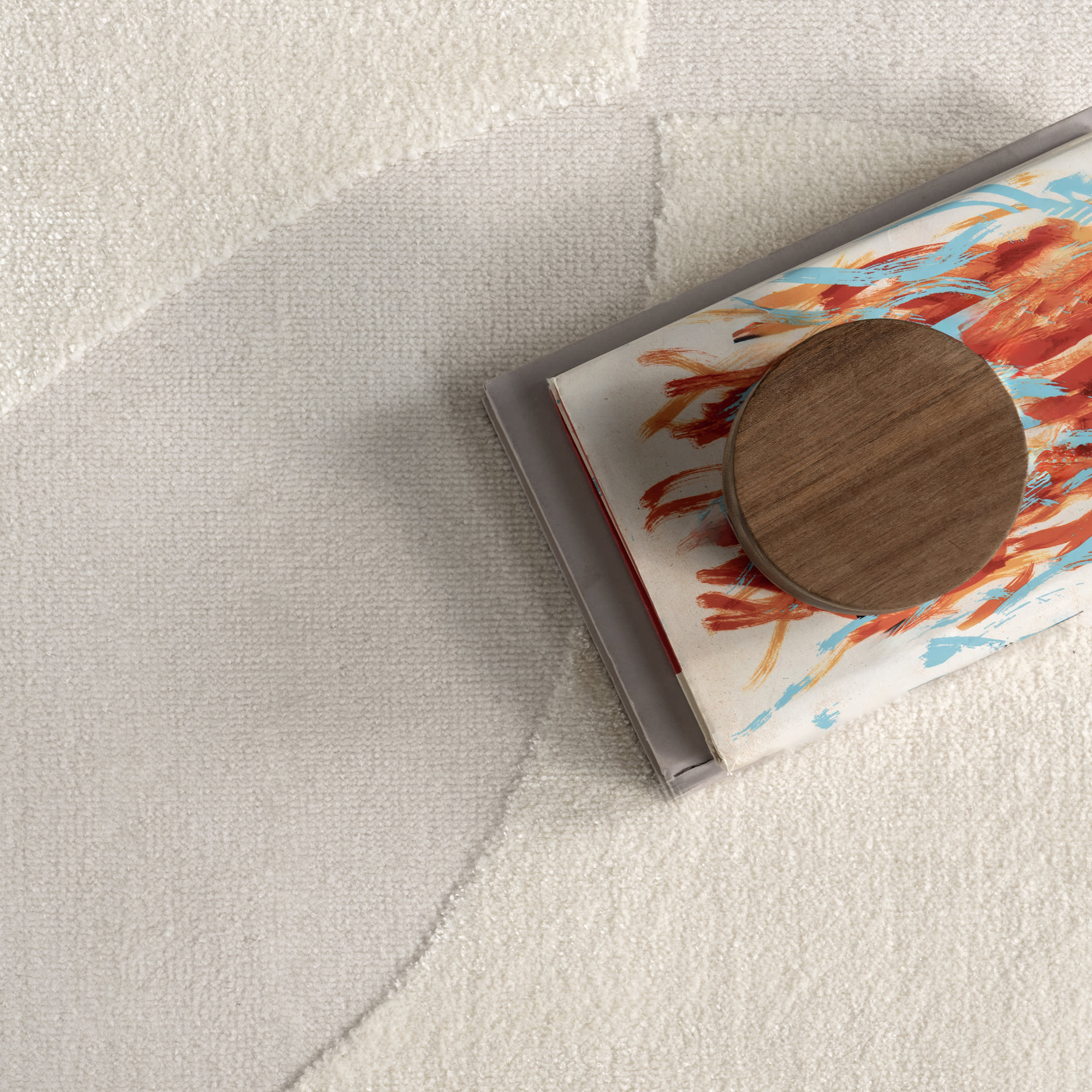 Karita Abstract Rug | Cream - Image 7
