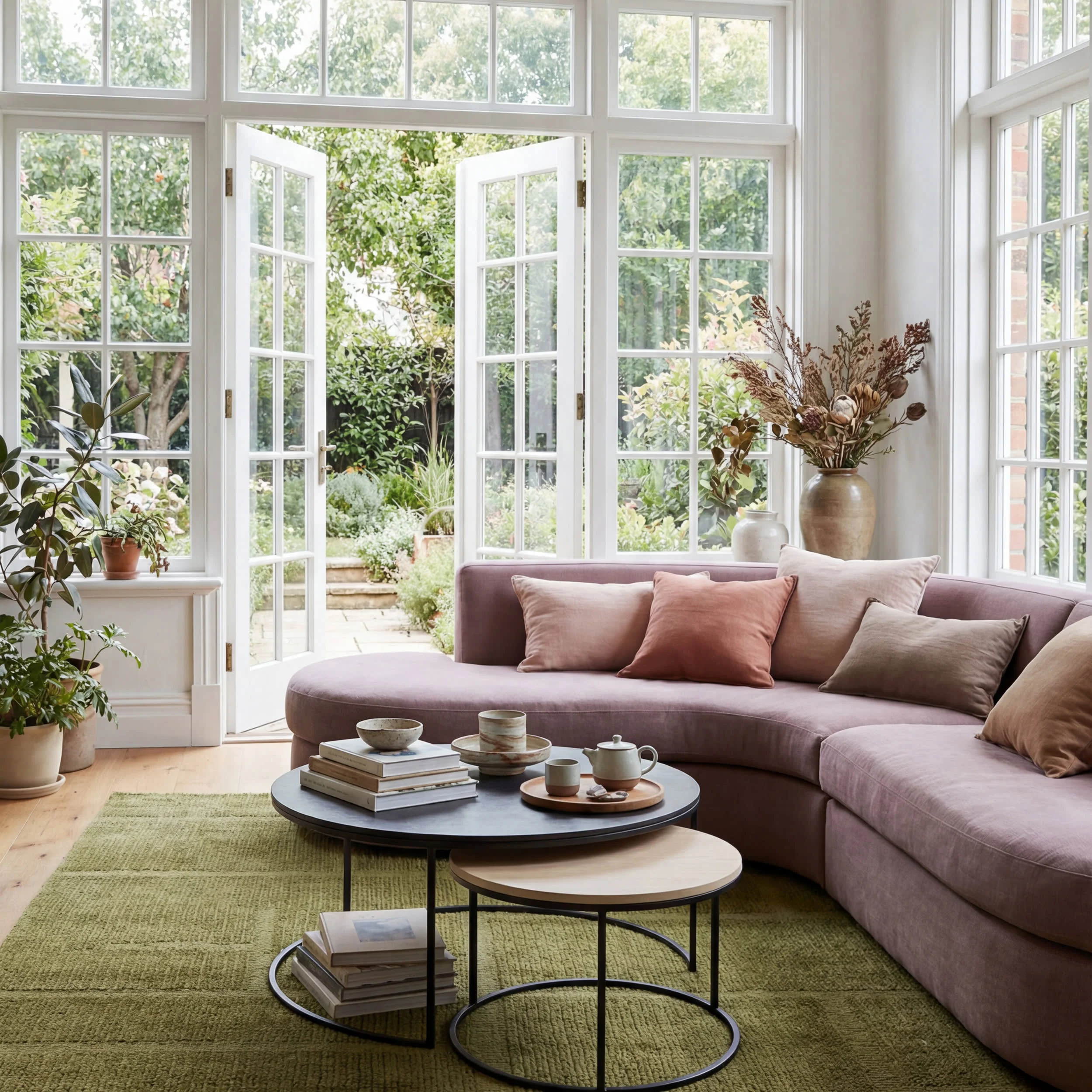 Kary Bohemian Abstract Rug | Green - Image 2