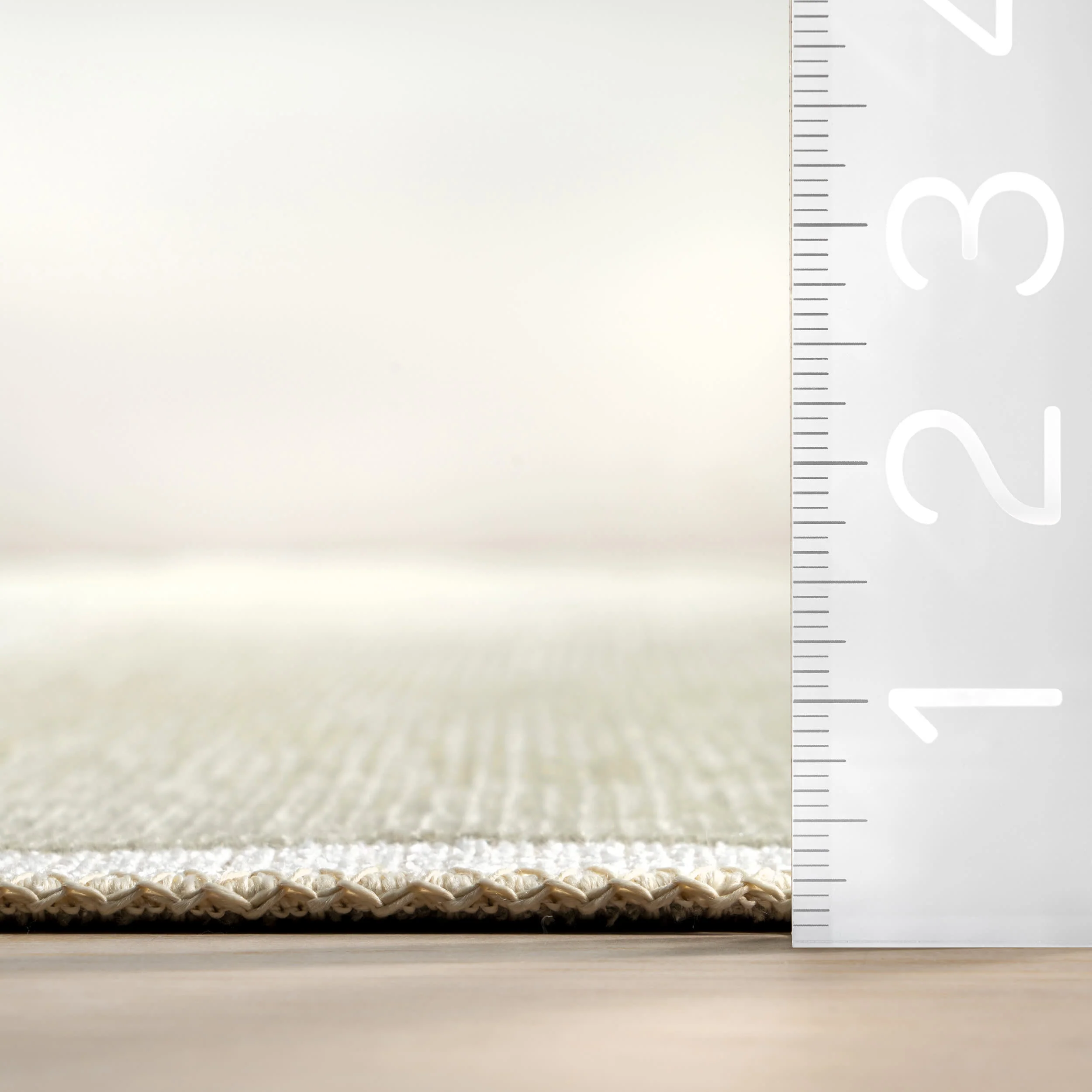 Katherine Geometric Fringed Reversible Washable Rug | Green - Image 7
