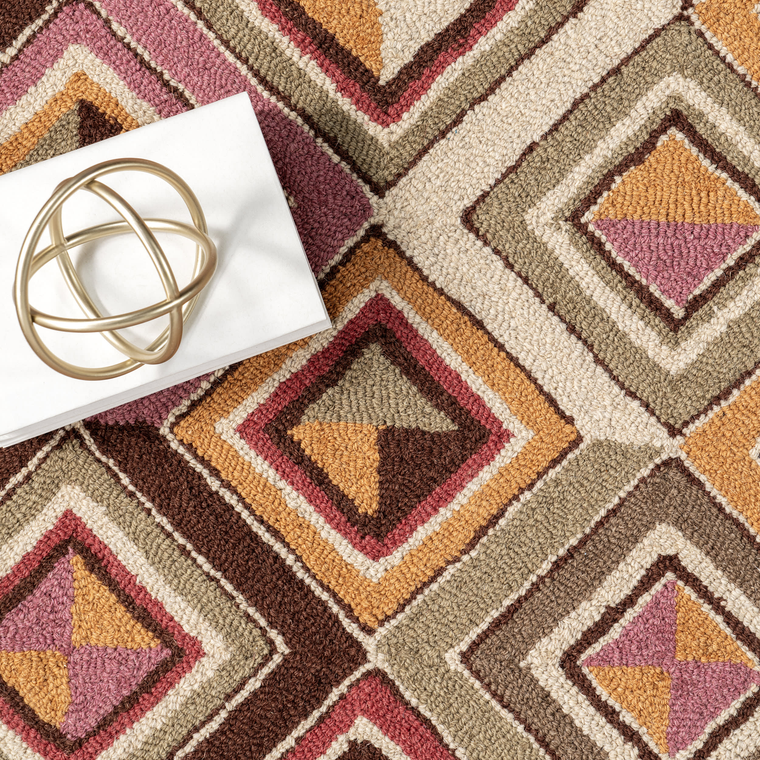 Kathmandu Wool Rug | Multicolor - Image 6