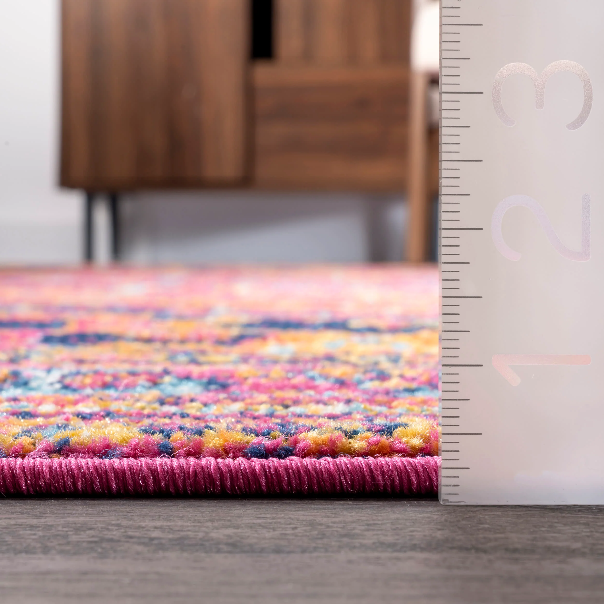 Katrina Blooming Rosette Rug | Hot Pink - Image 5