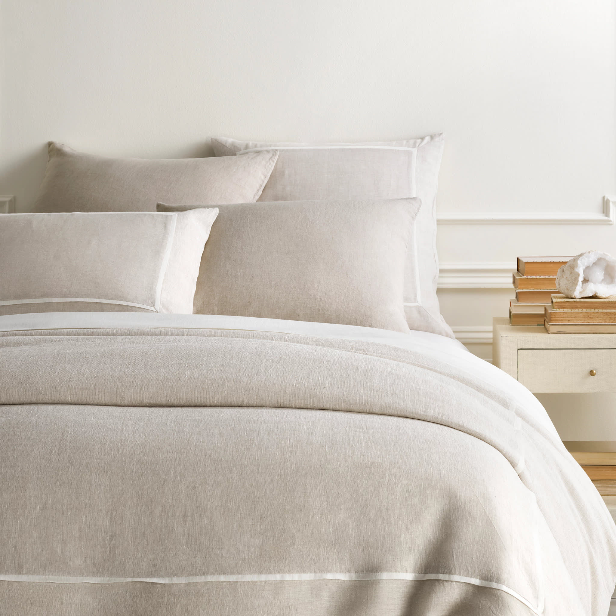 Keaton Linen Duvet Cover | Natural