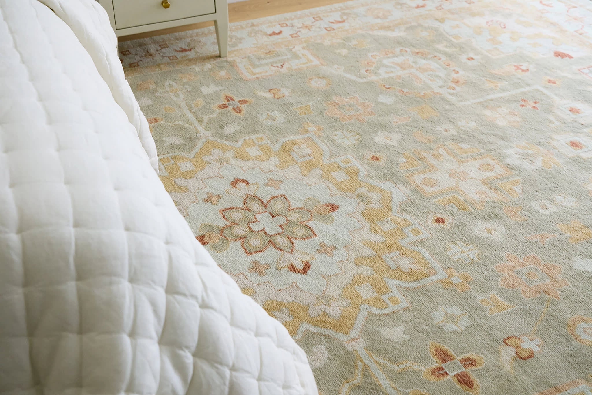 Kendra Hand Knotted Wool Rug | Sky - Image 3
