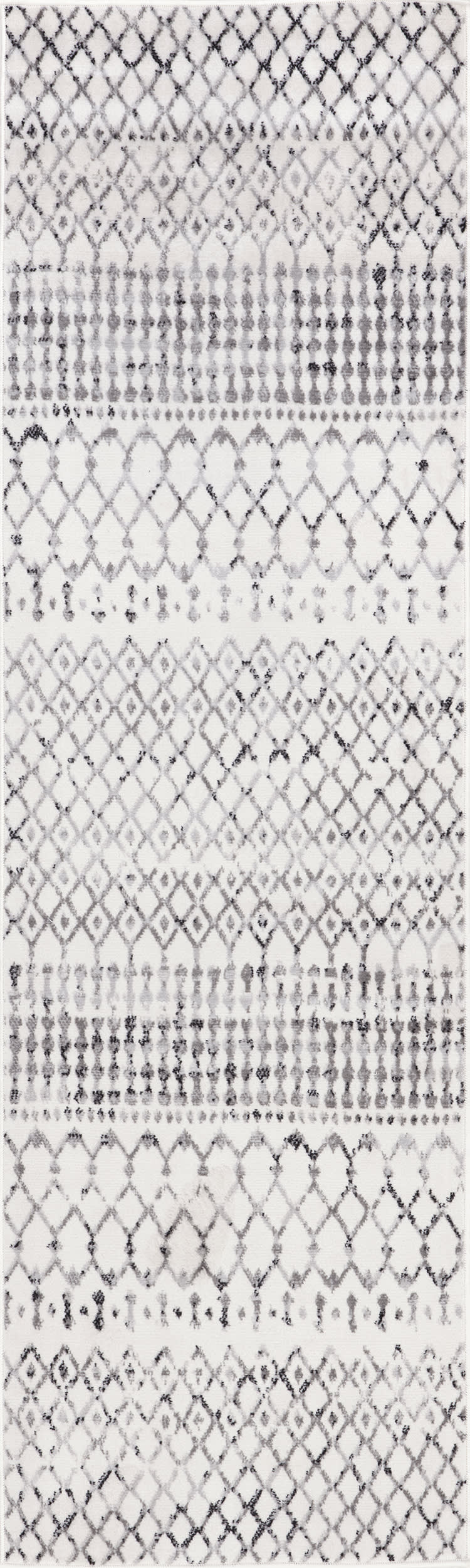 Kendyll Modern Trellis Rug | Grey