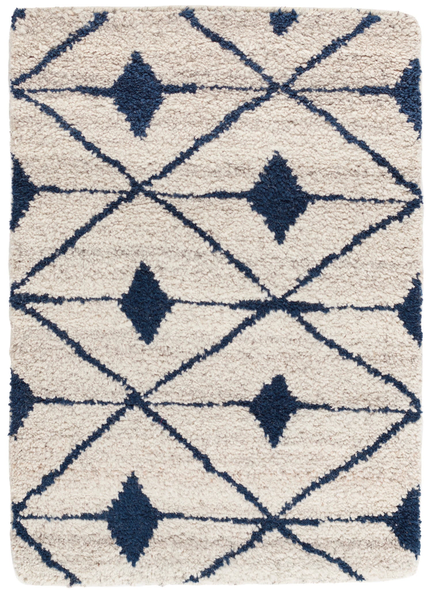 Kenitra Hand Knotted Wool Rug | Indigo