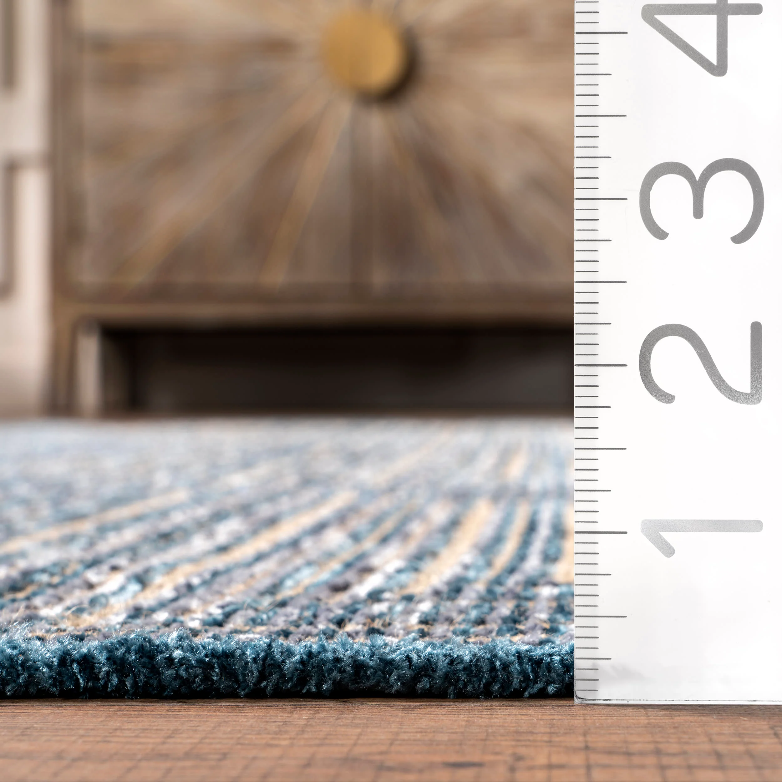 Kenna Geometric Rug | Blue - Image 4