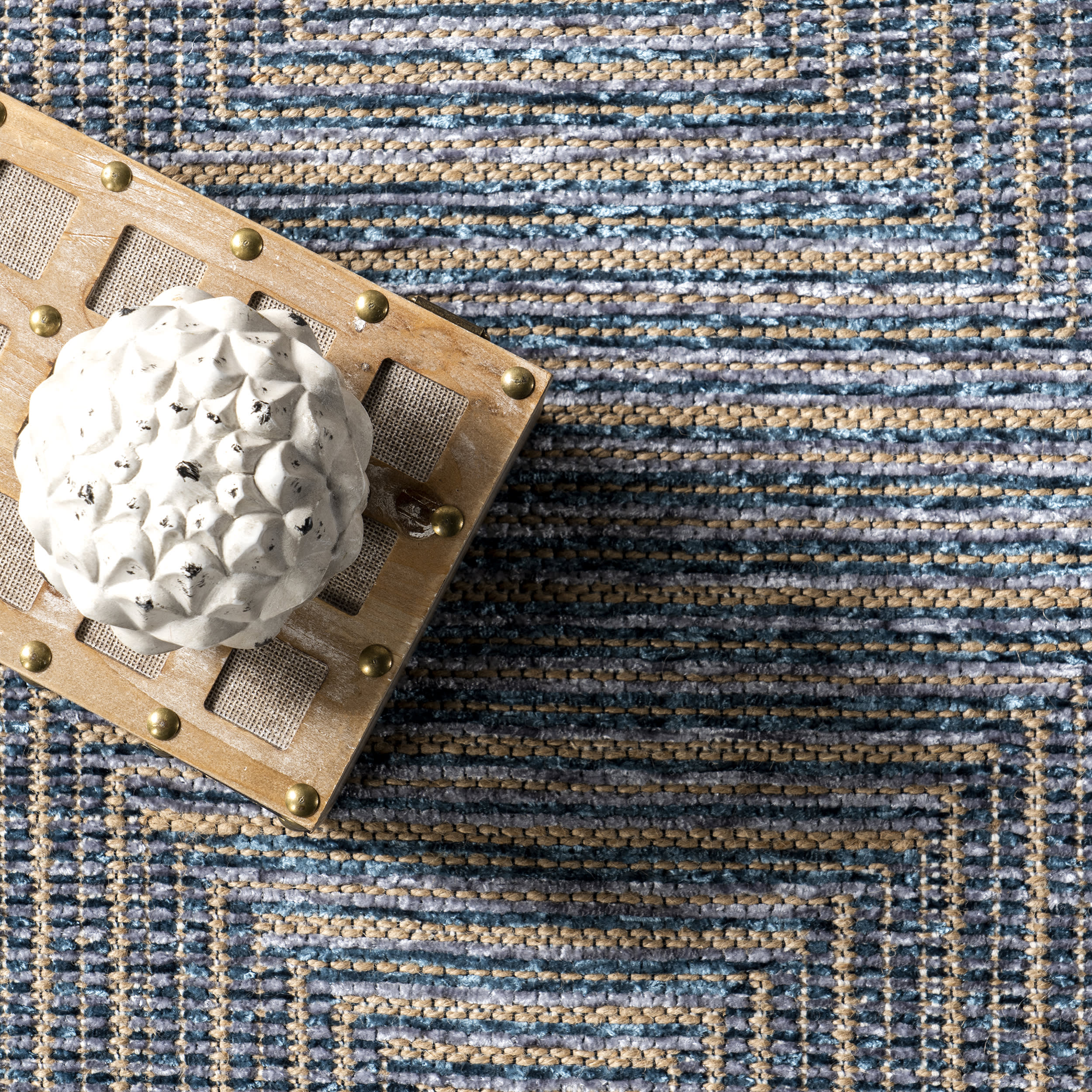 Kenna Geometric Rug | Blue - Image 6