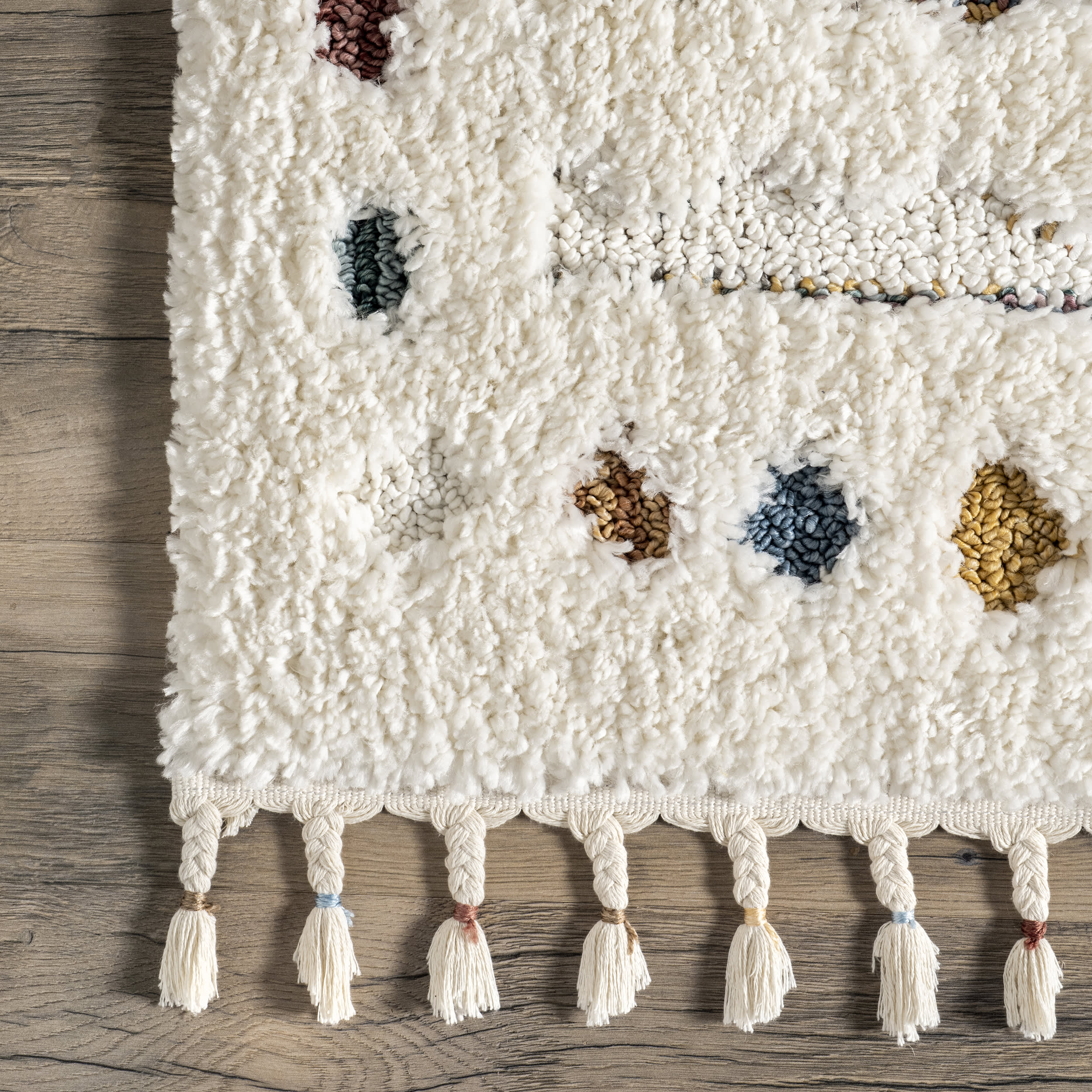 Kenzie Carved Shag Rug | Rust - Image 3