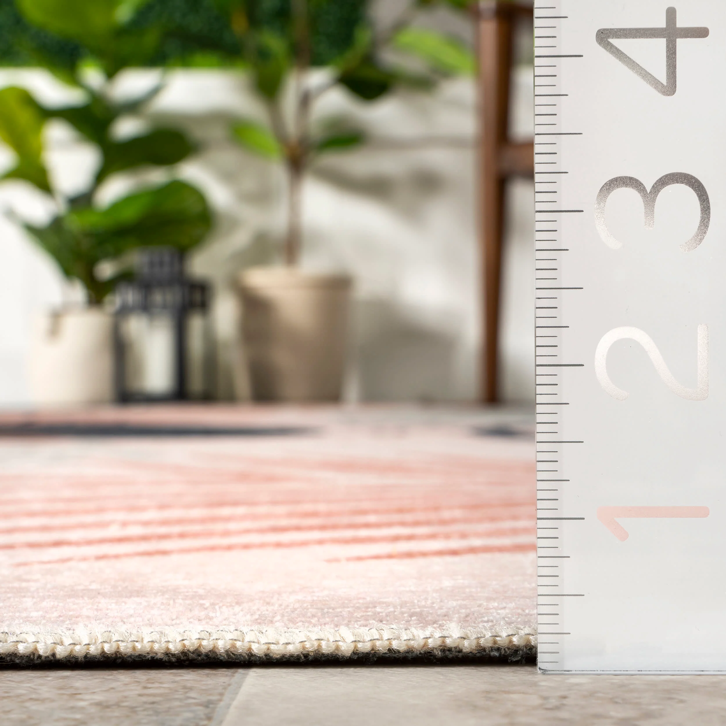 Keyla Palm Washable Indoor/Outdoor Rug | Multicolor - Image 5