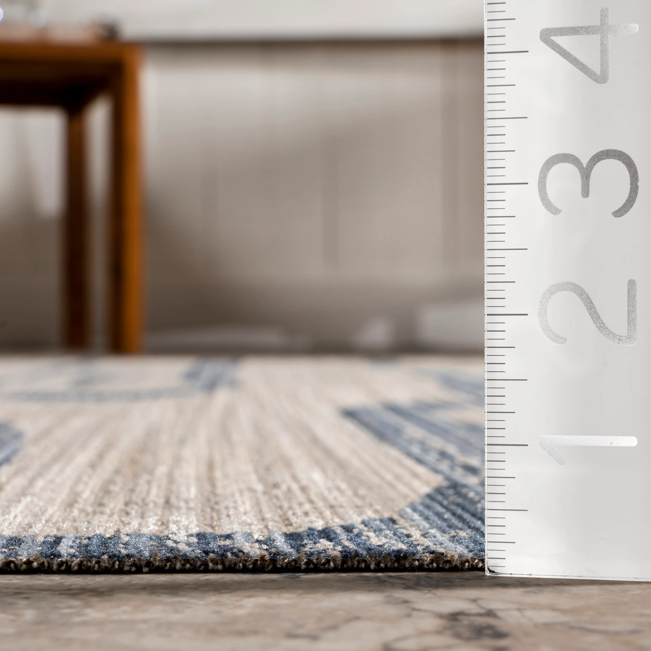Kinley Modern Washable Indoor/Outdoor Rug | Navy - Image 5