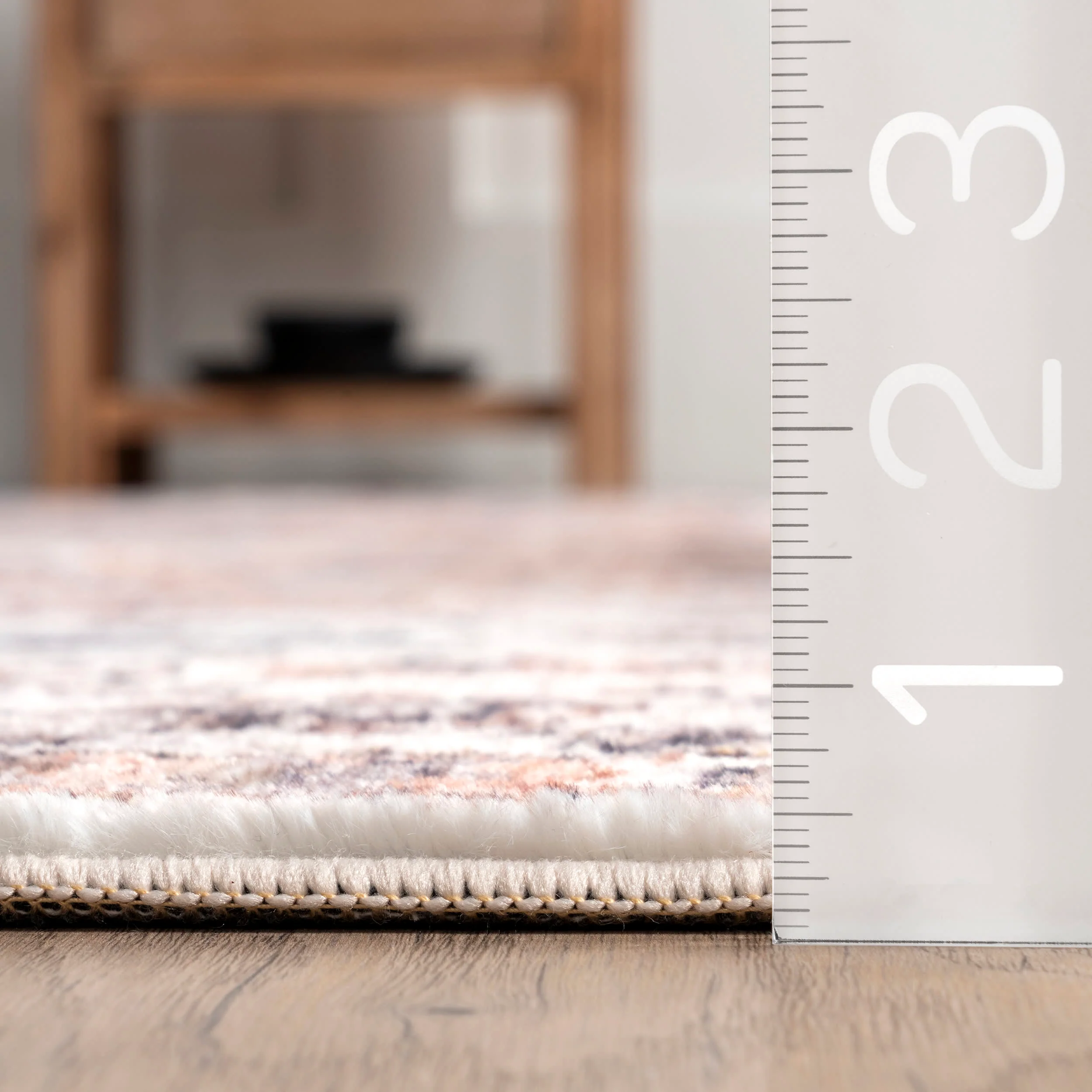 Kinsley Vintage Paisley Rug | Peach - Image 5