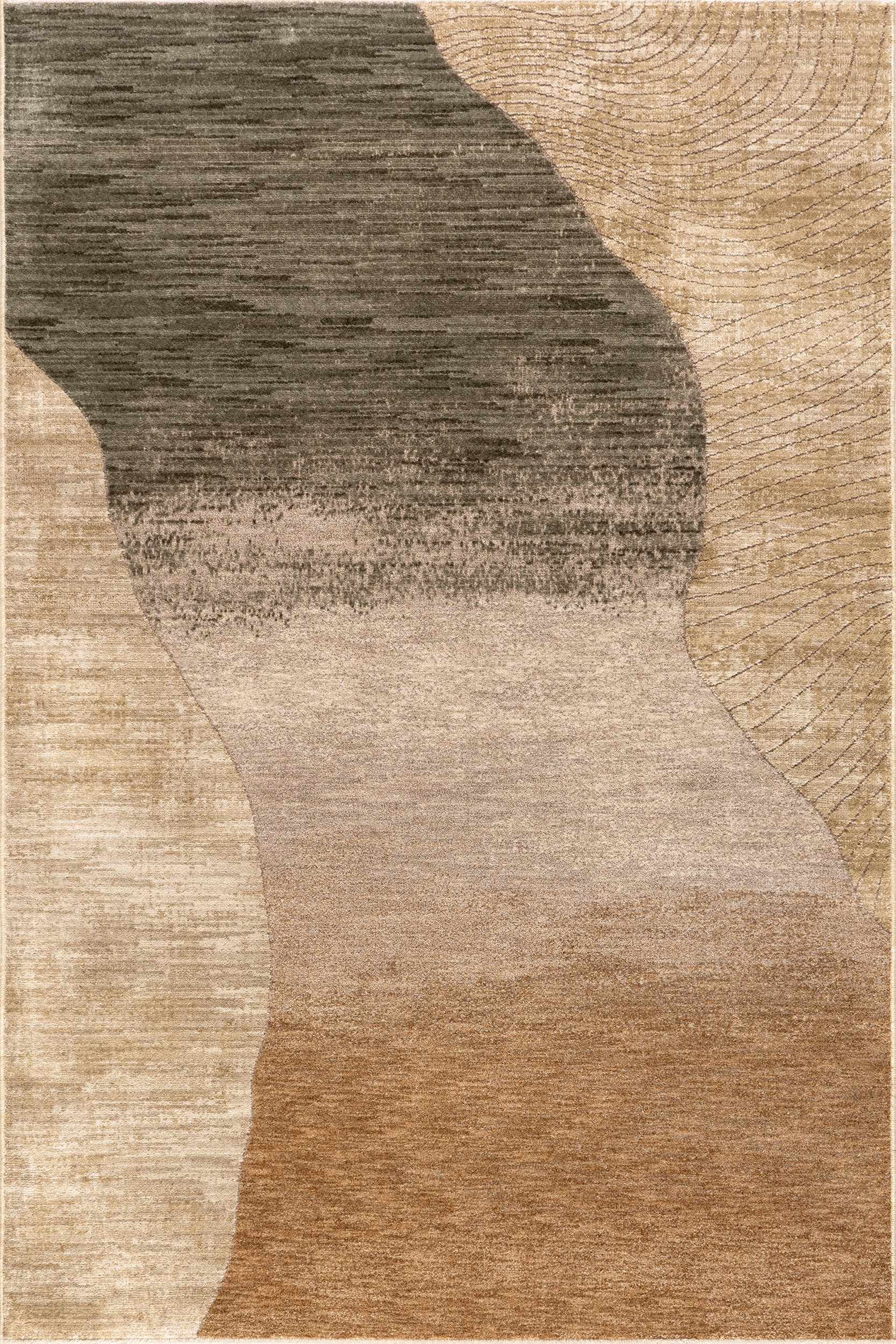 Koshi Abstract Rug | Light Brown
