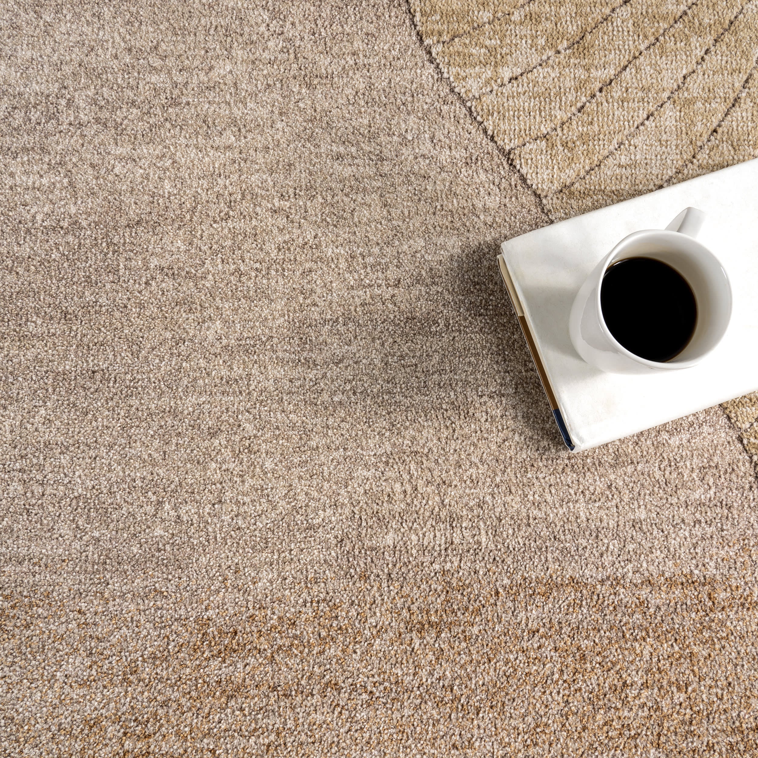 Koshi Abstract Rug | Light Brown - Image 7