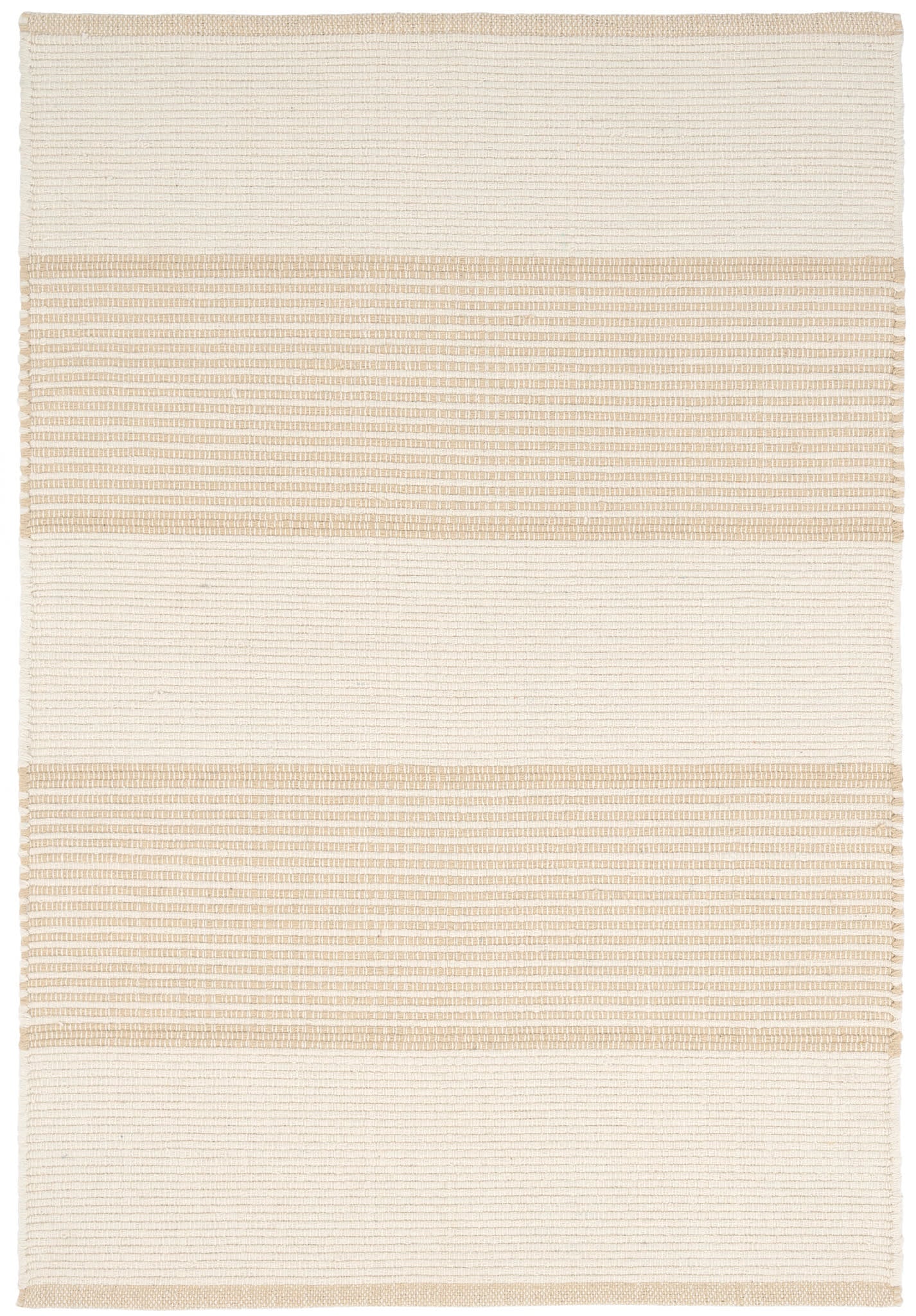 La Mirada Handwoven Cotton Rug | Wheat