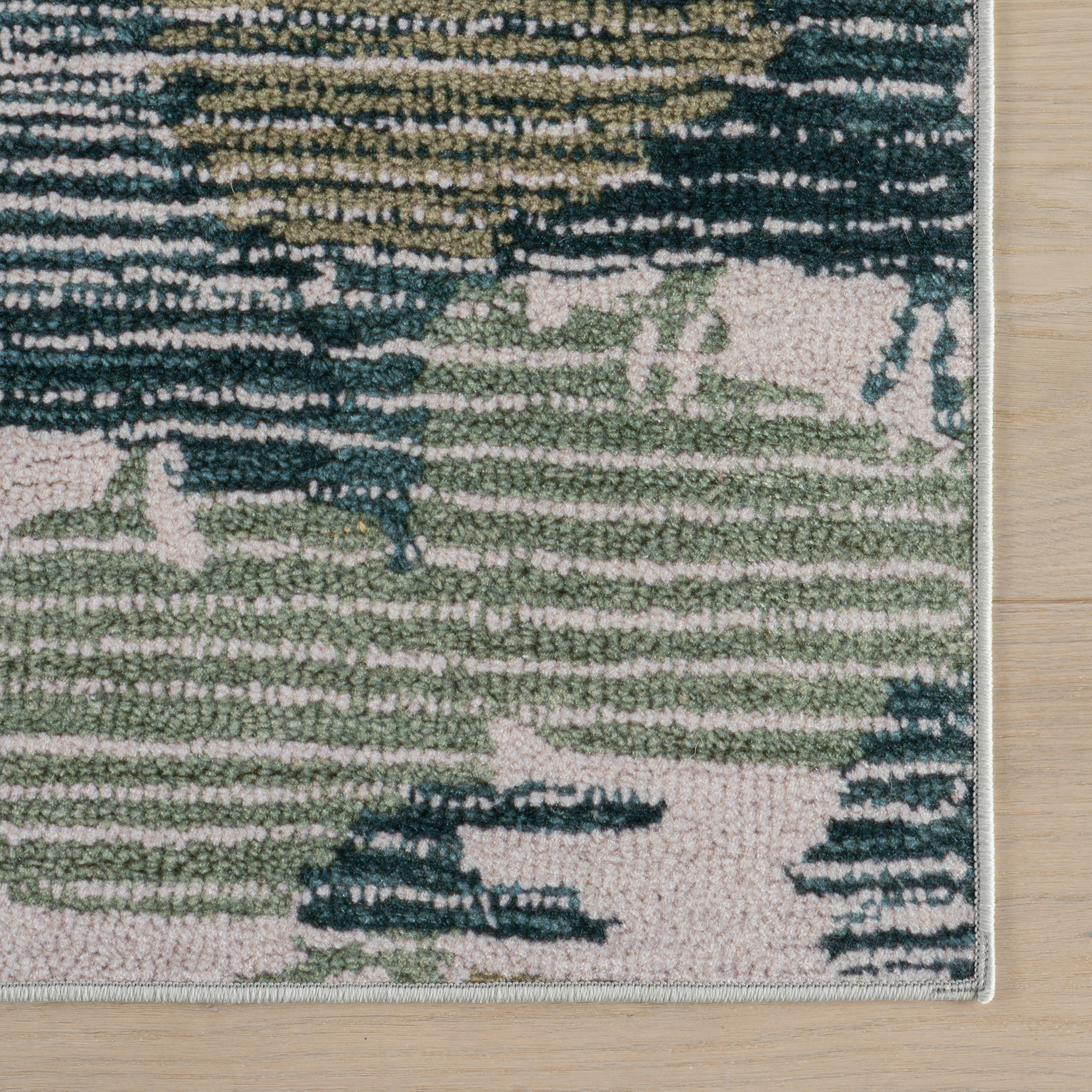 Ladycross Machine Washable Rug | Green - Image 6