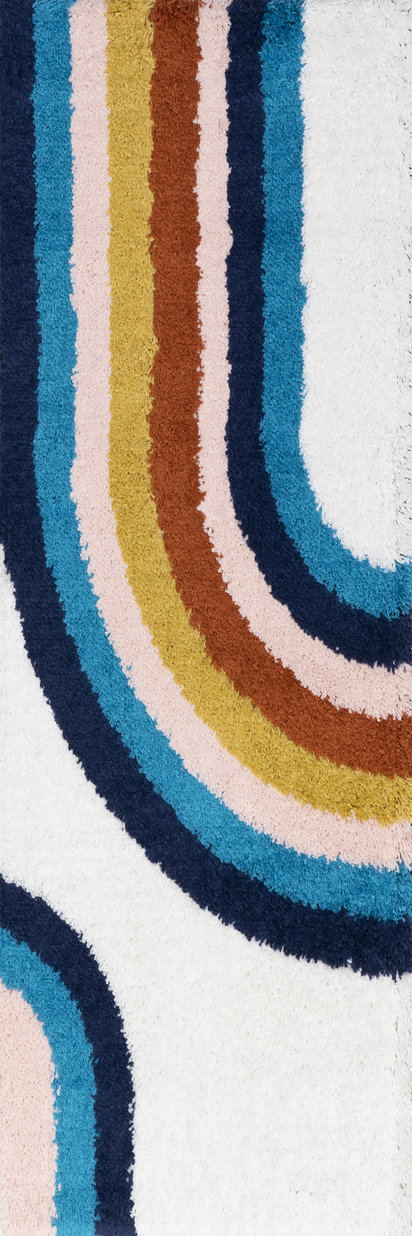 Lala Shag Rainbow Rug | Blue