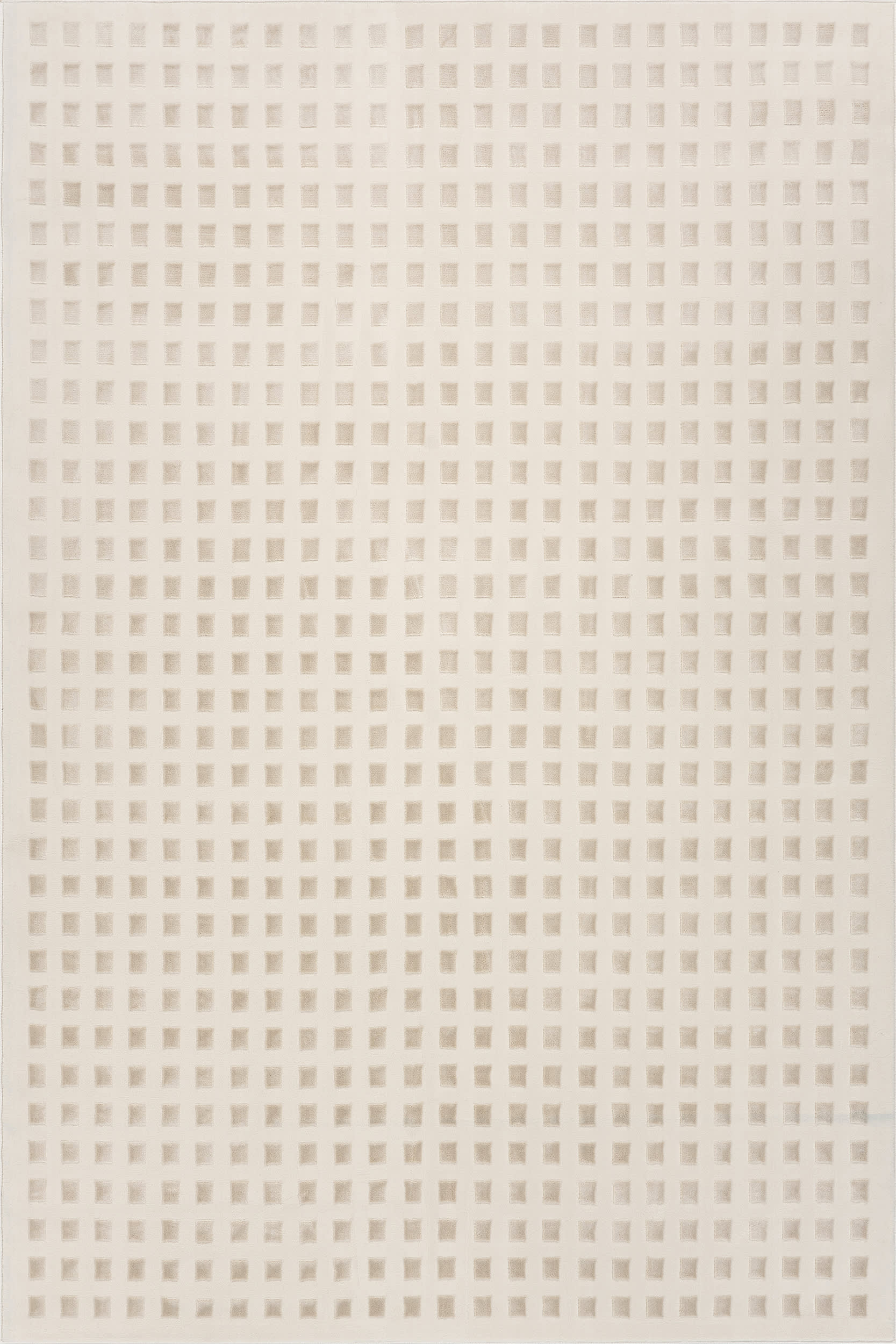Lambertville Plush Textured Washable Rug | Cream
