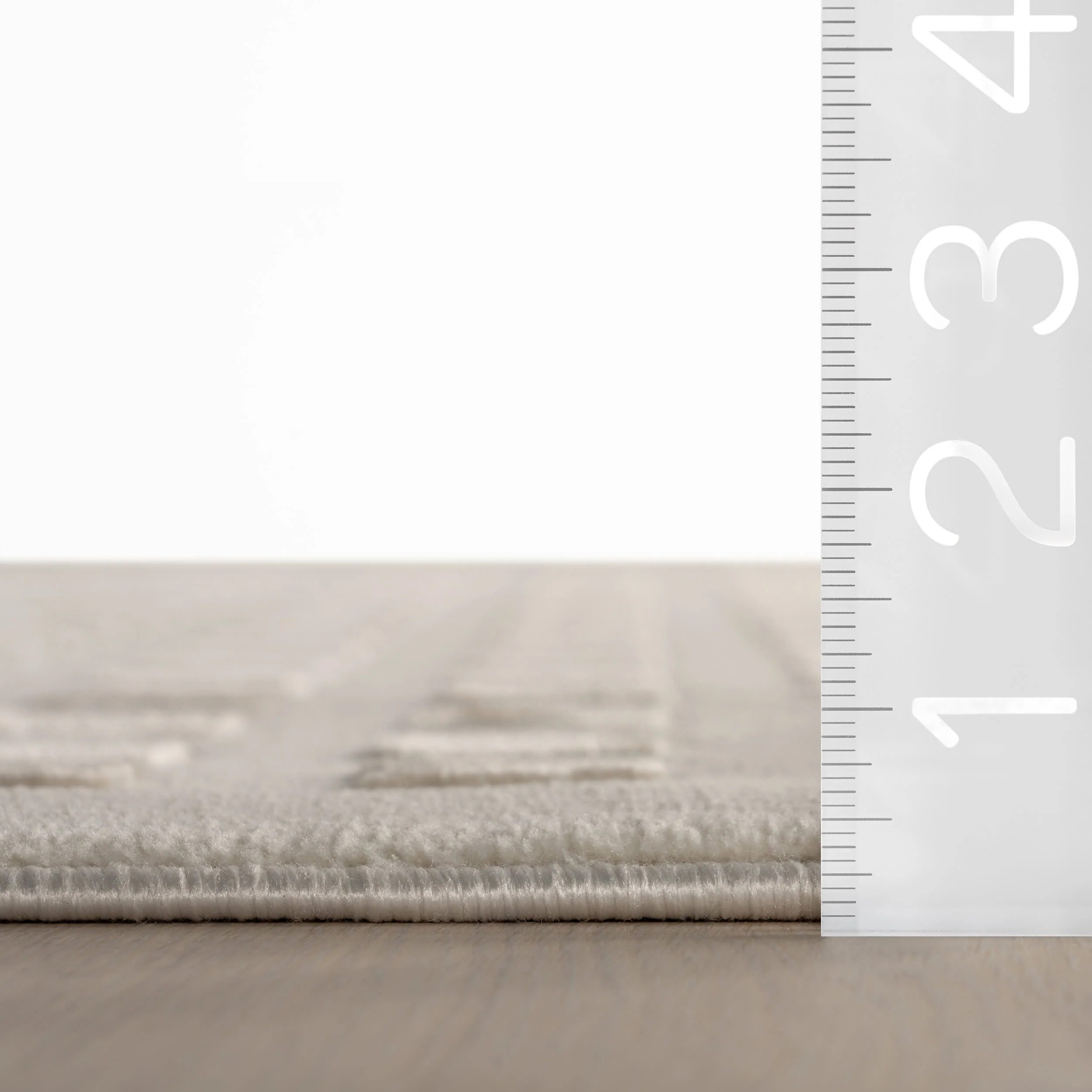 Lambertville Plush Textured Washable Rug | Cream - Image 4