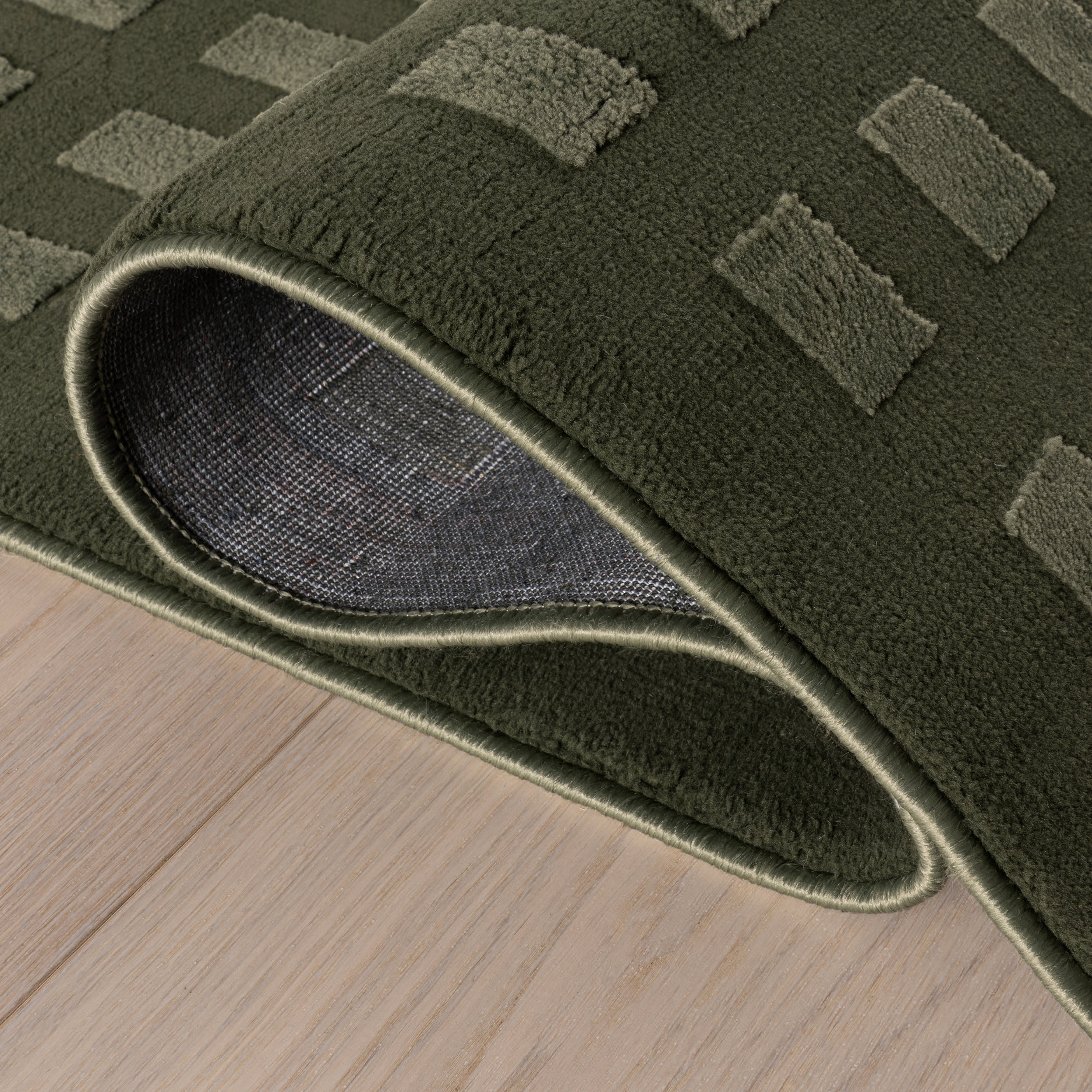 Lambertville Plush Textured Washable Rug | Green - Image 10